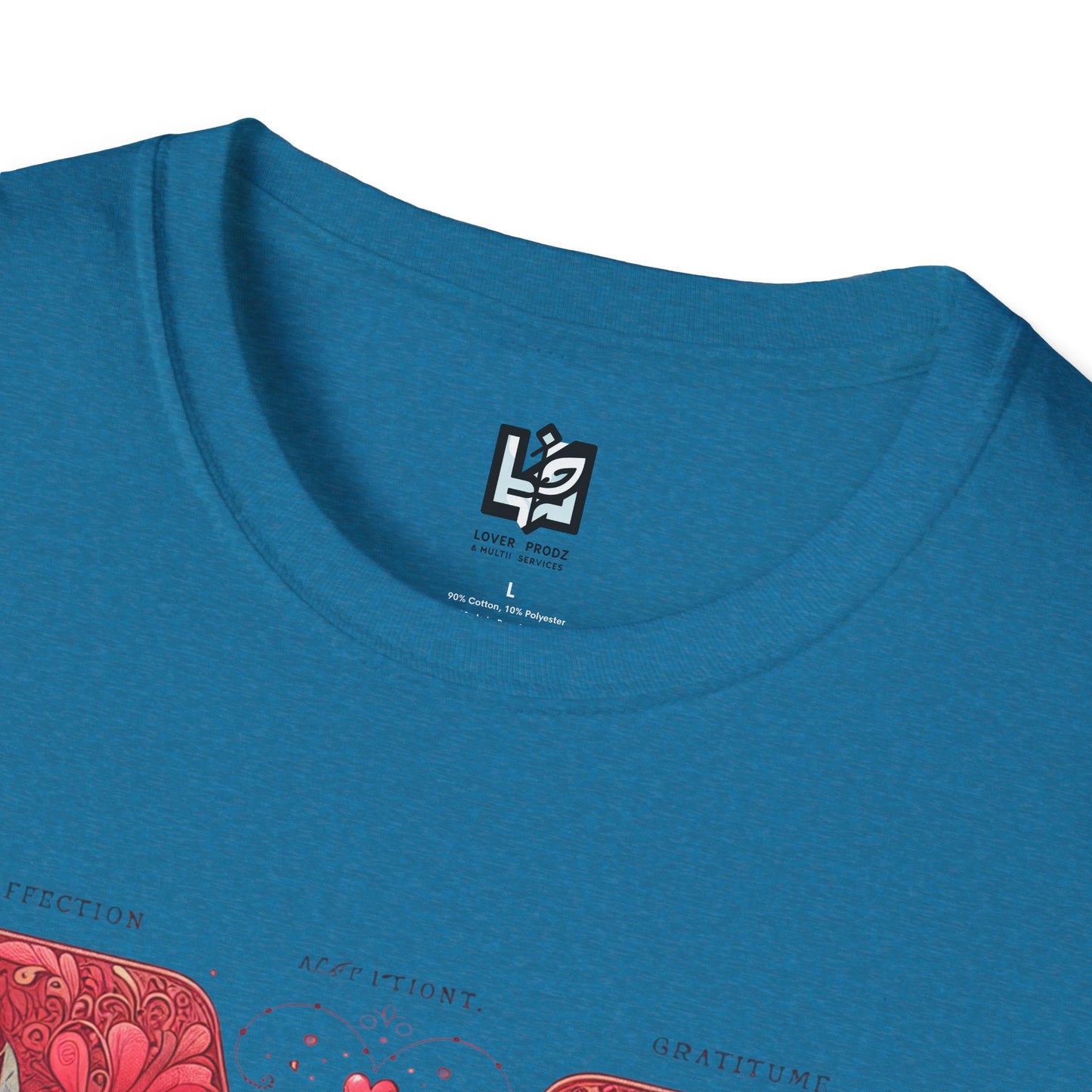 Floral Letter 'M' Unisex Softstyle T-Shirt - Perfect for Celebrations and Self-Expression