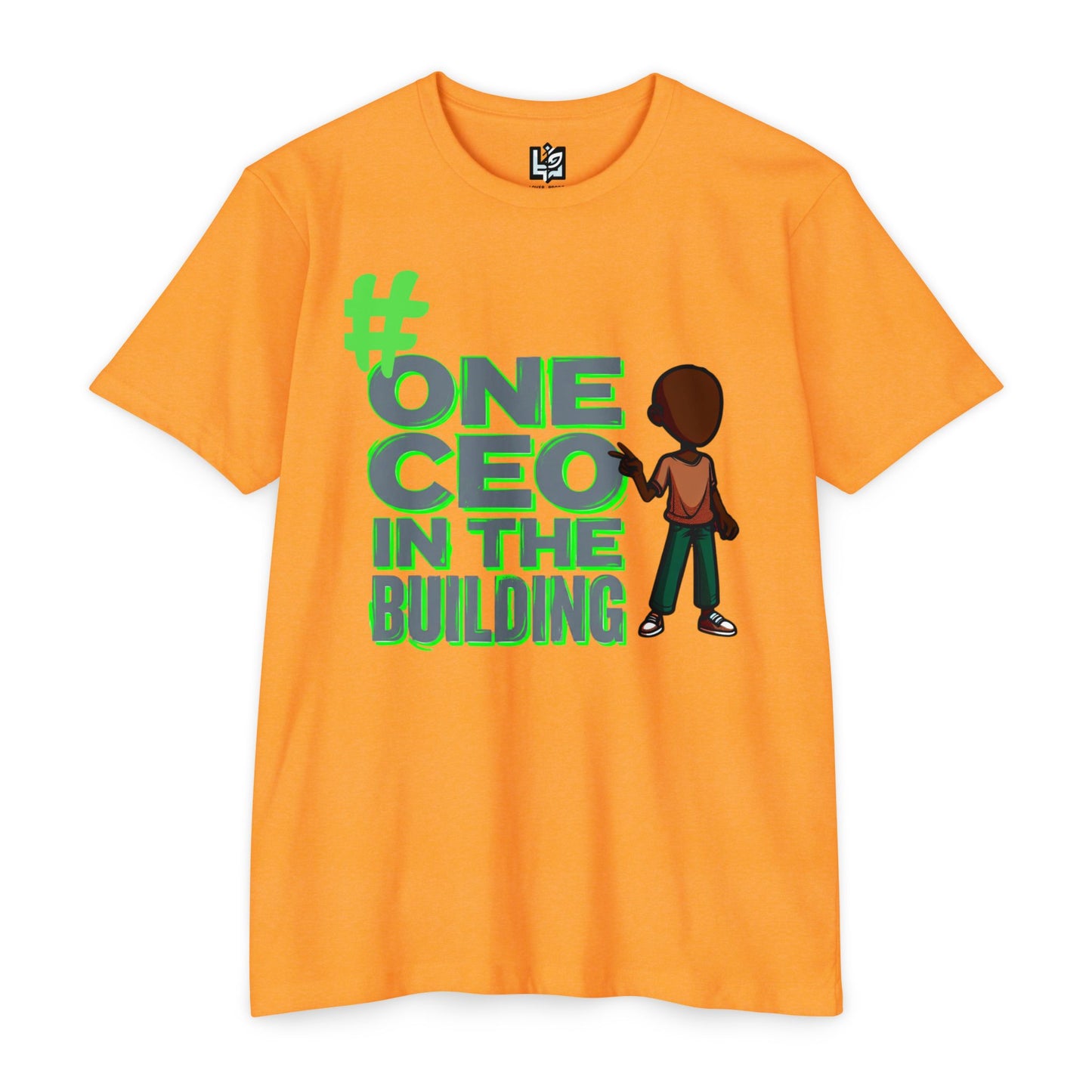 #One CEO In The Building Graphic T-Shirt — Kid/Youth Entrepreneur Tee