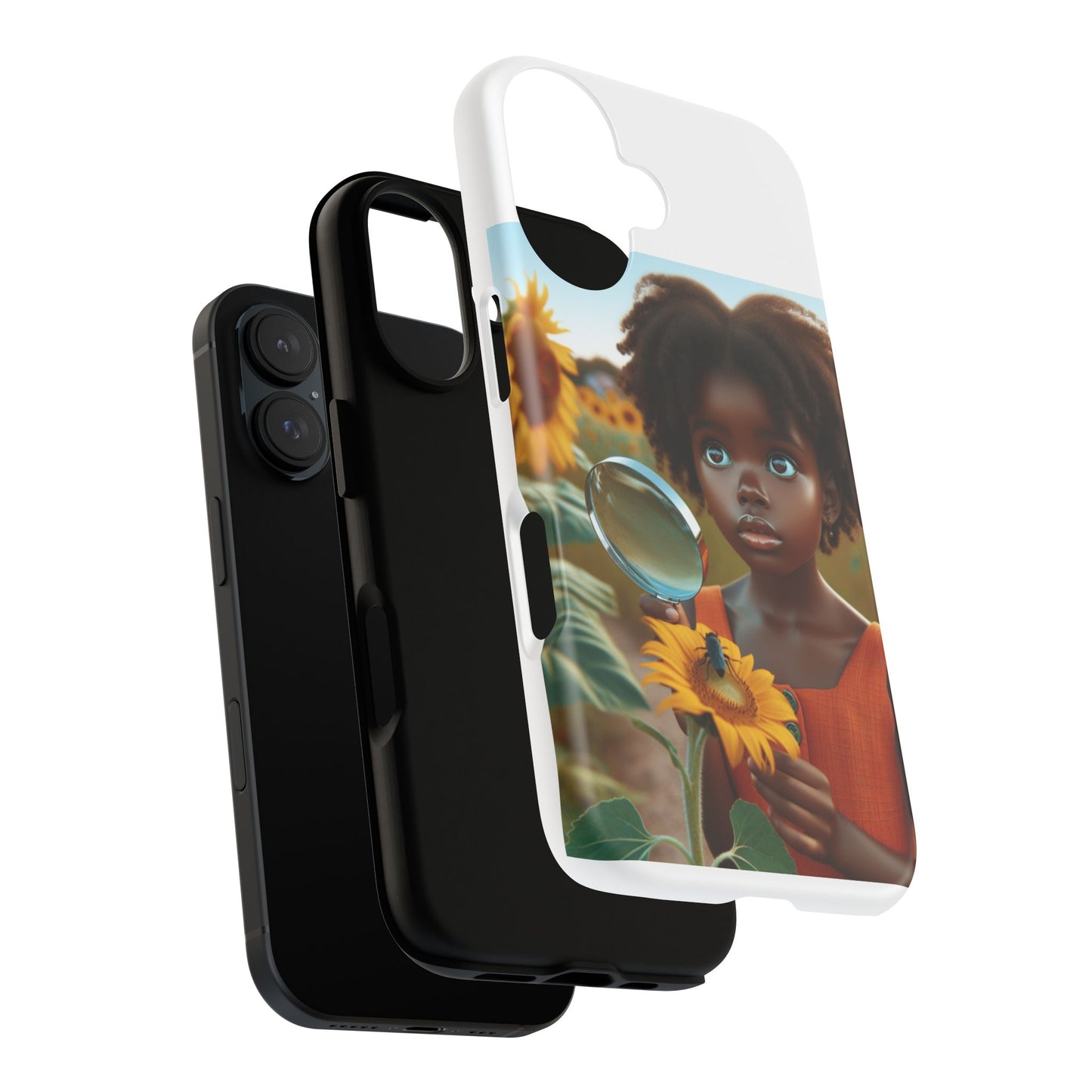 Nature-Inspired Tough Cases with Artful Girl Design