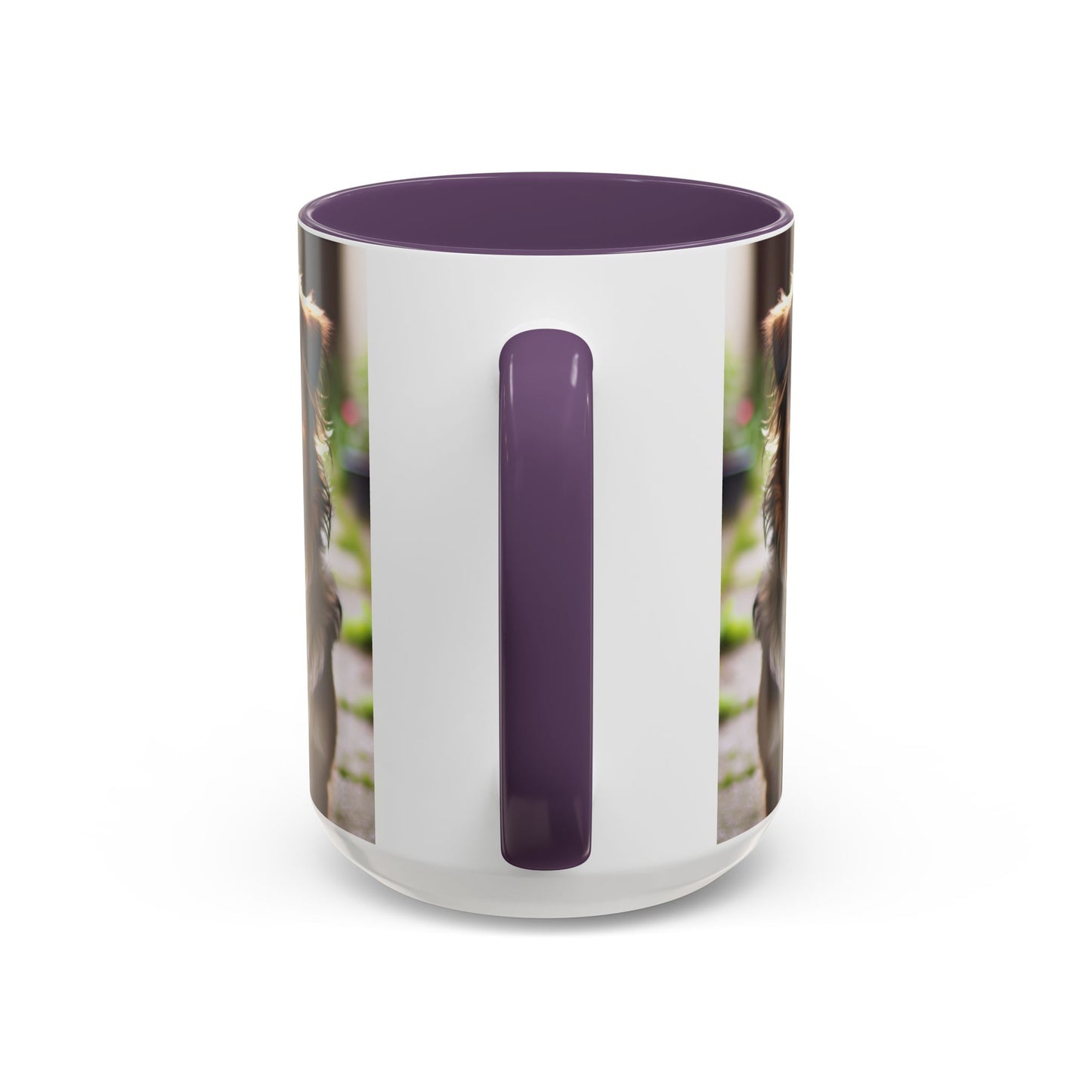 Happy Dog Graphic Accent Coffee Mug | Perfect for Pet Lovers
