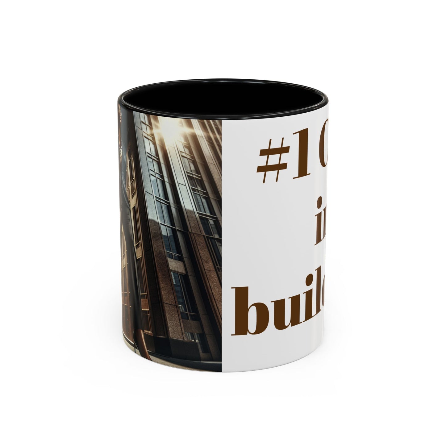 #1 CEO in Building Accent Coffee Mug - 11 & 15oz - Perfect Gift for Business Leaders