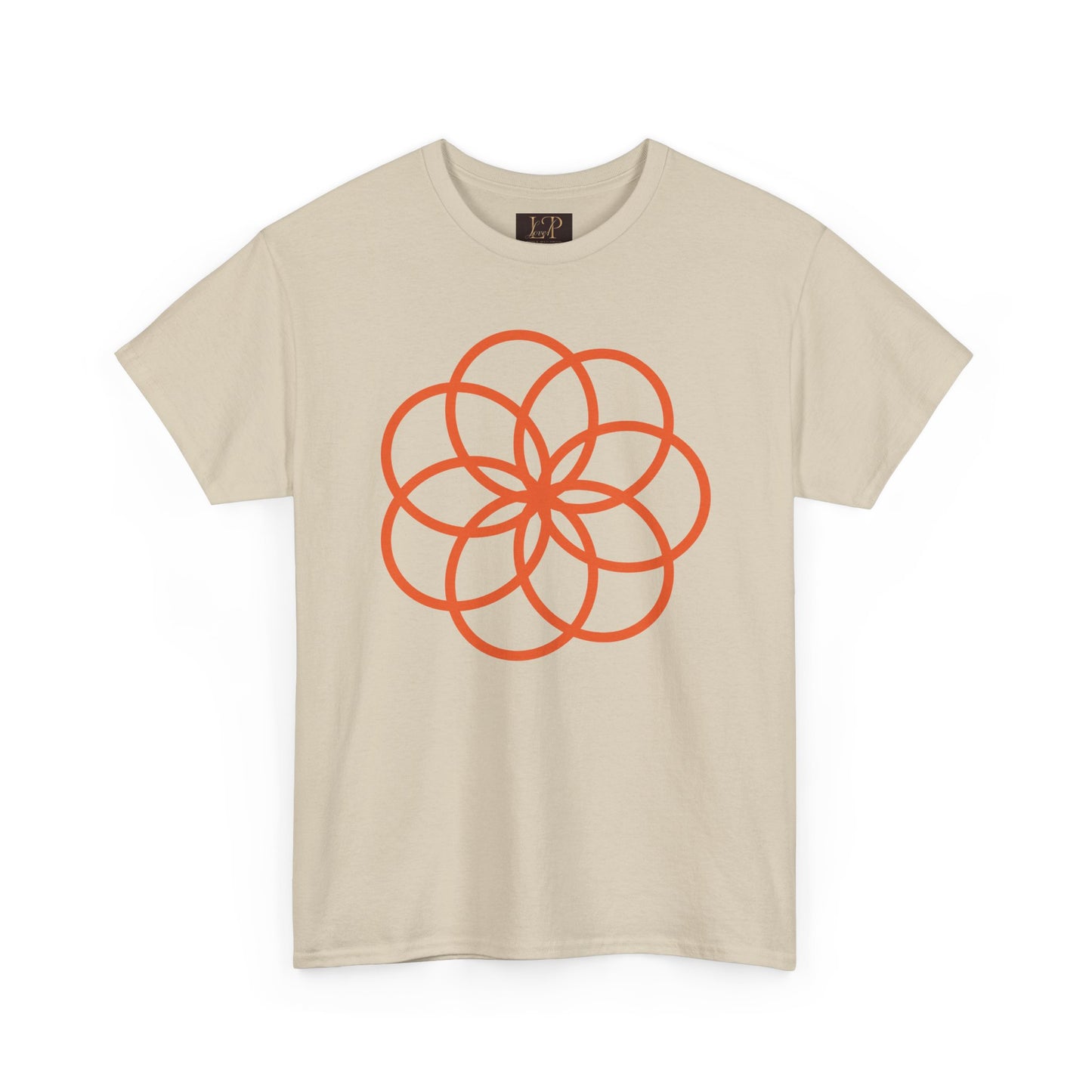 Flower Power Unisex Heavy Cotton Tee - Casual Graphic Shirt for Everyday Wear