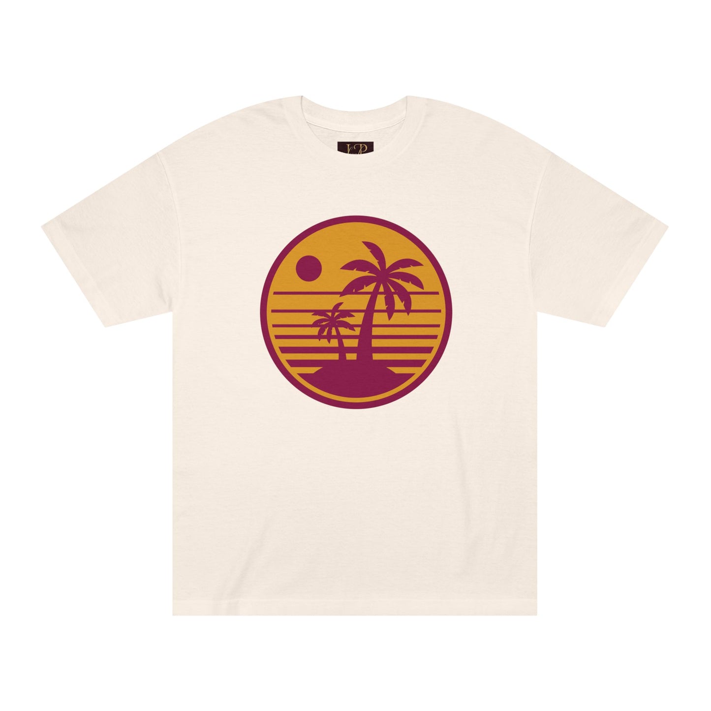 Retro Sunset Palm Tree Unisex Classic Tee