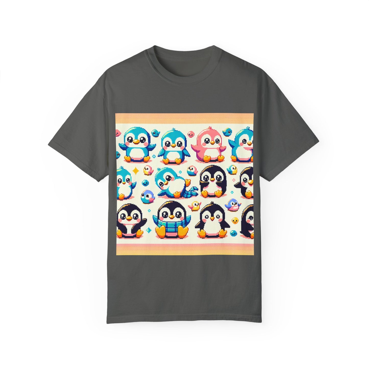 Cute Penguin Graphic Unisex T-shirt - Fun & Colorful Summer Tee