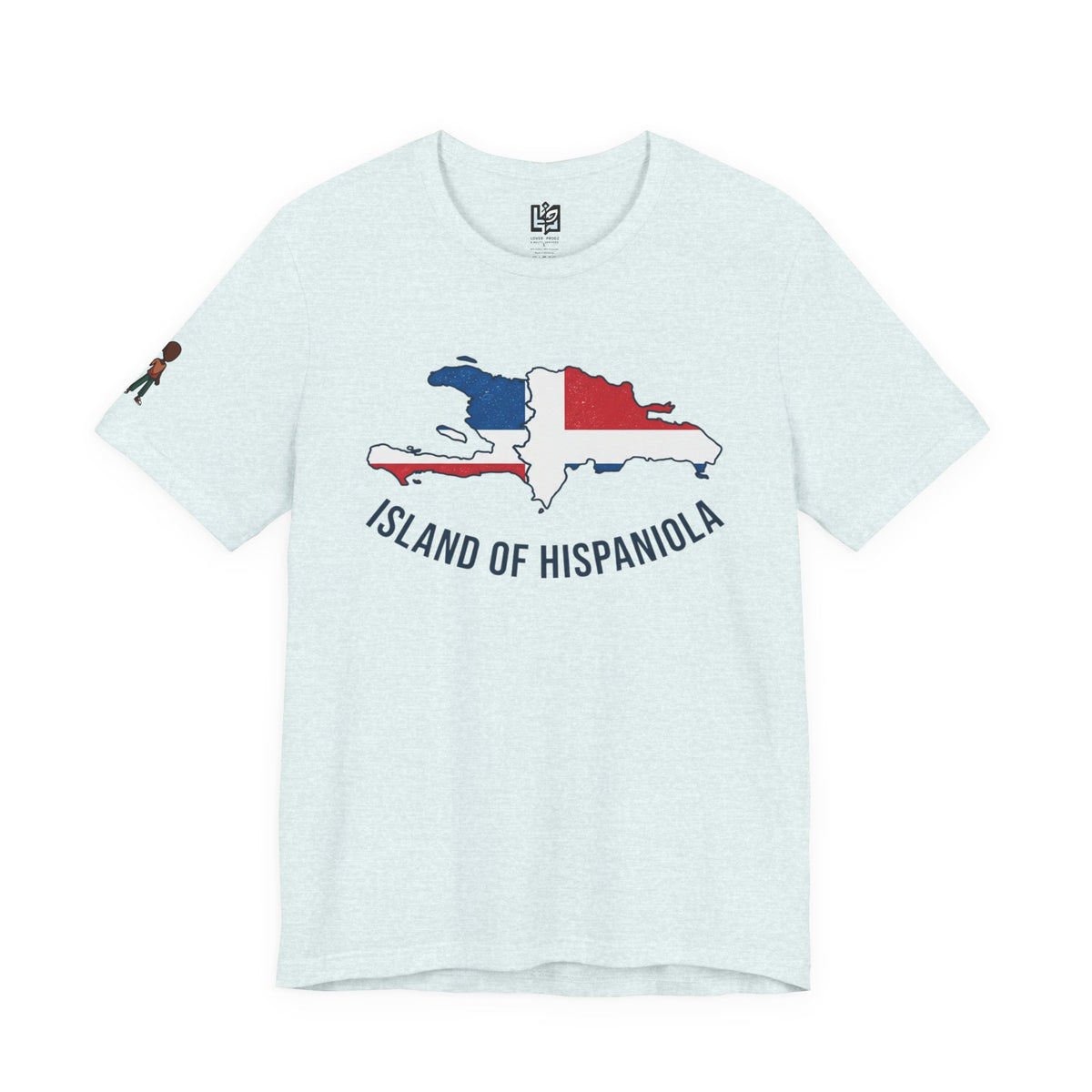 Island of Hispaniola Map T-Shirt