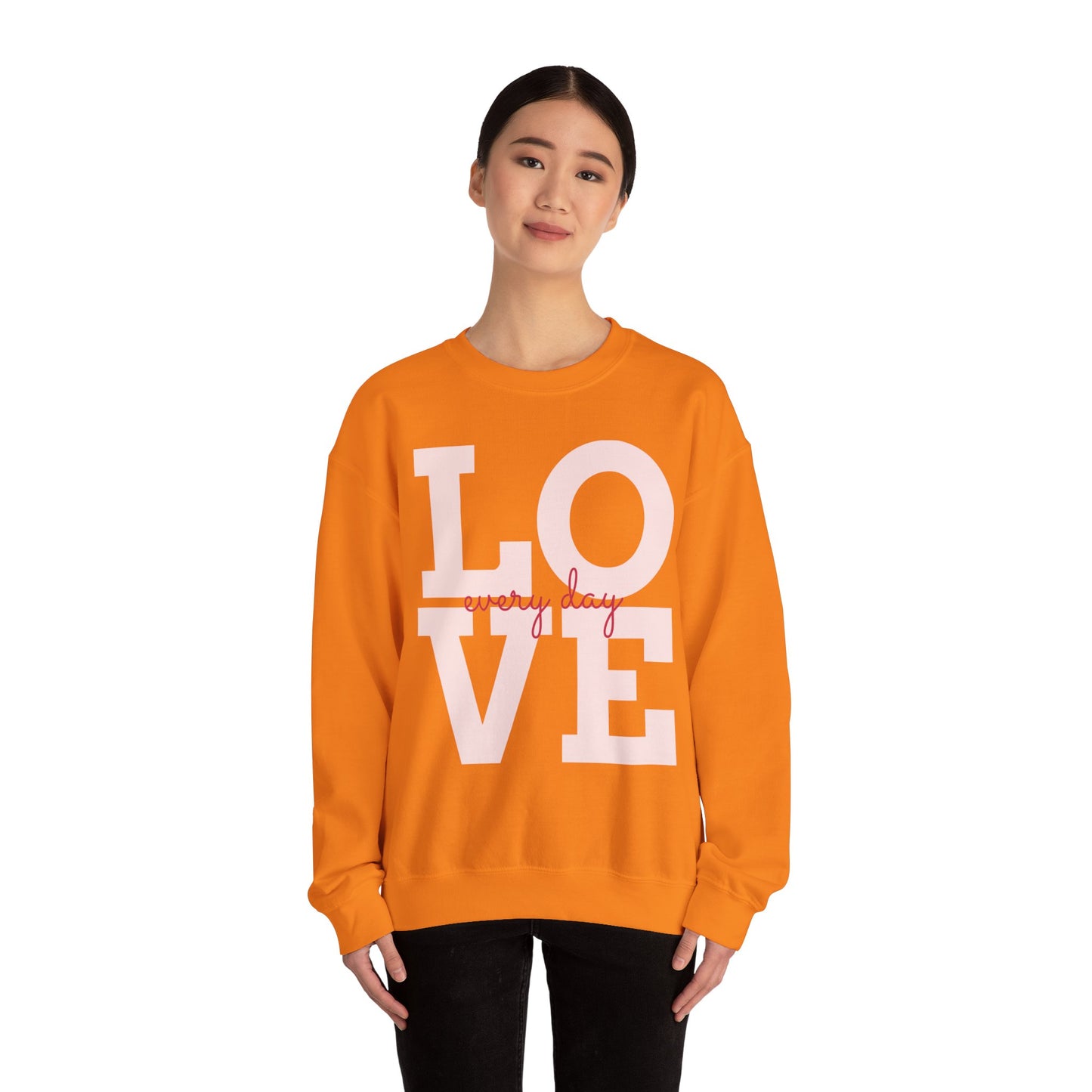 Love Every Day Unisex Crewneck Sweatshirt