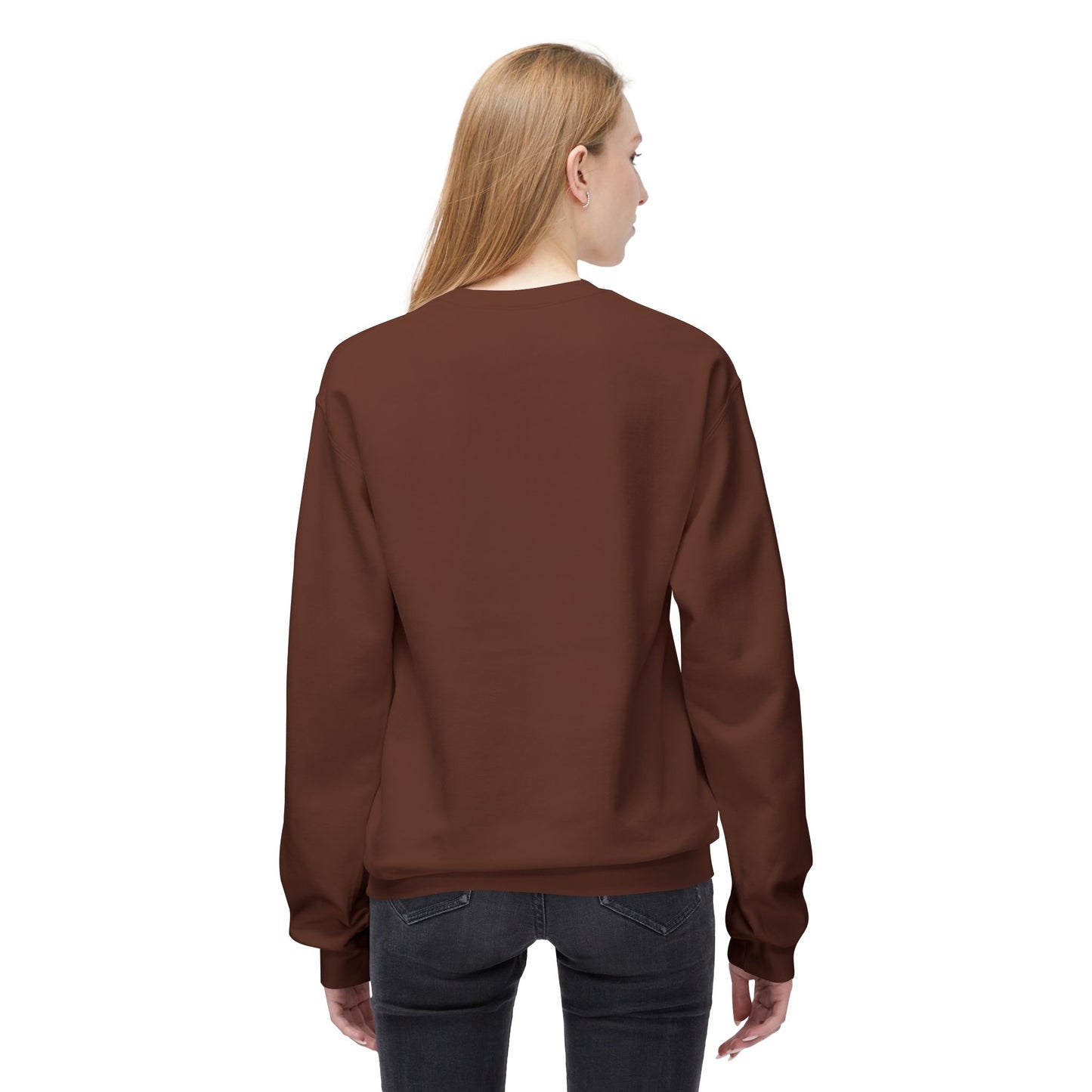 Crewneck Sweatshirt "Less Hustle, More Coffee" — Casual Graphic Pullover