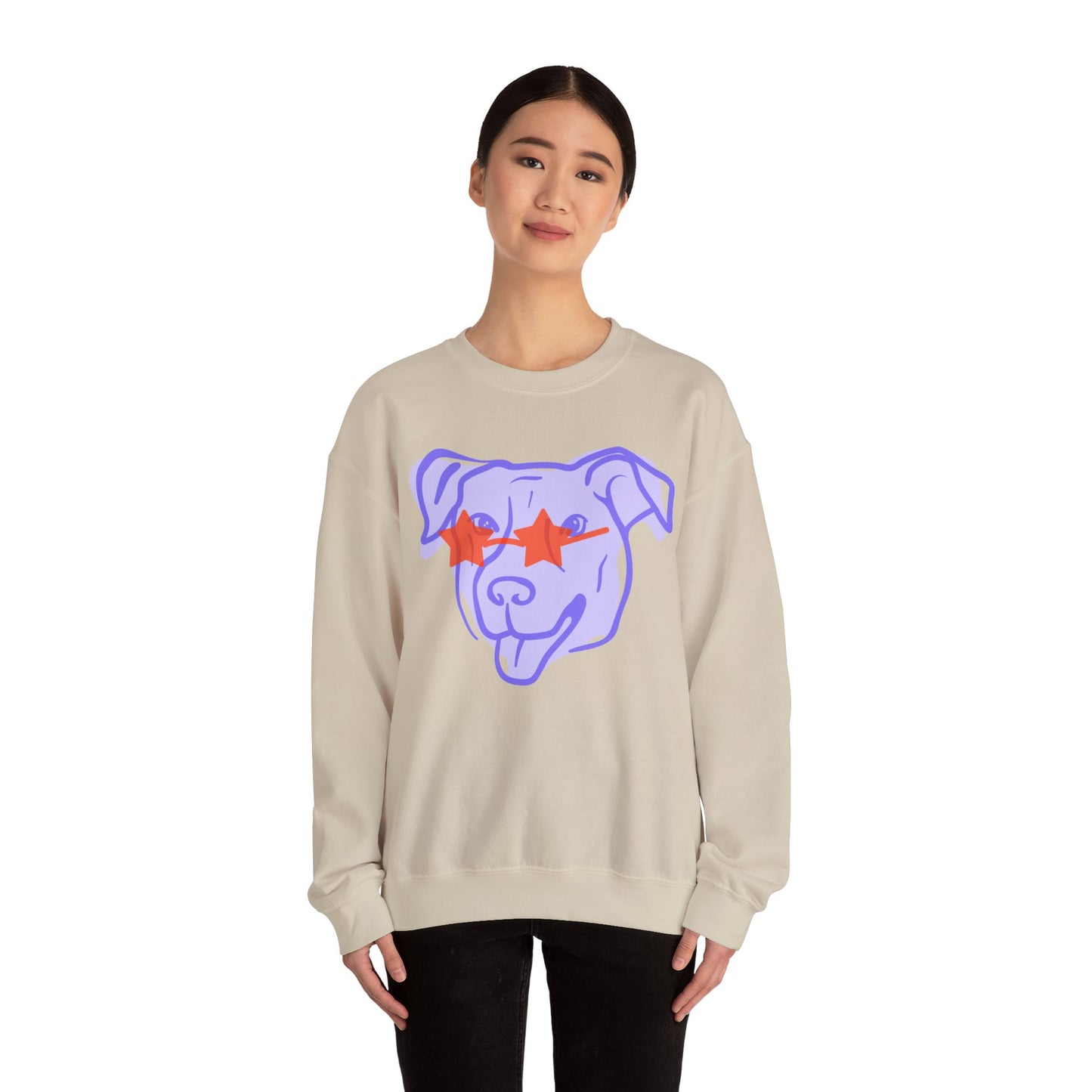 Cool Dog Crewneck Sweatshirt | Unisex Heavy Blend™ | Perfect Gift for Pet Lovers