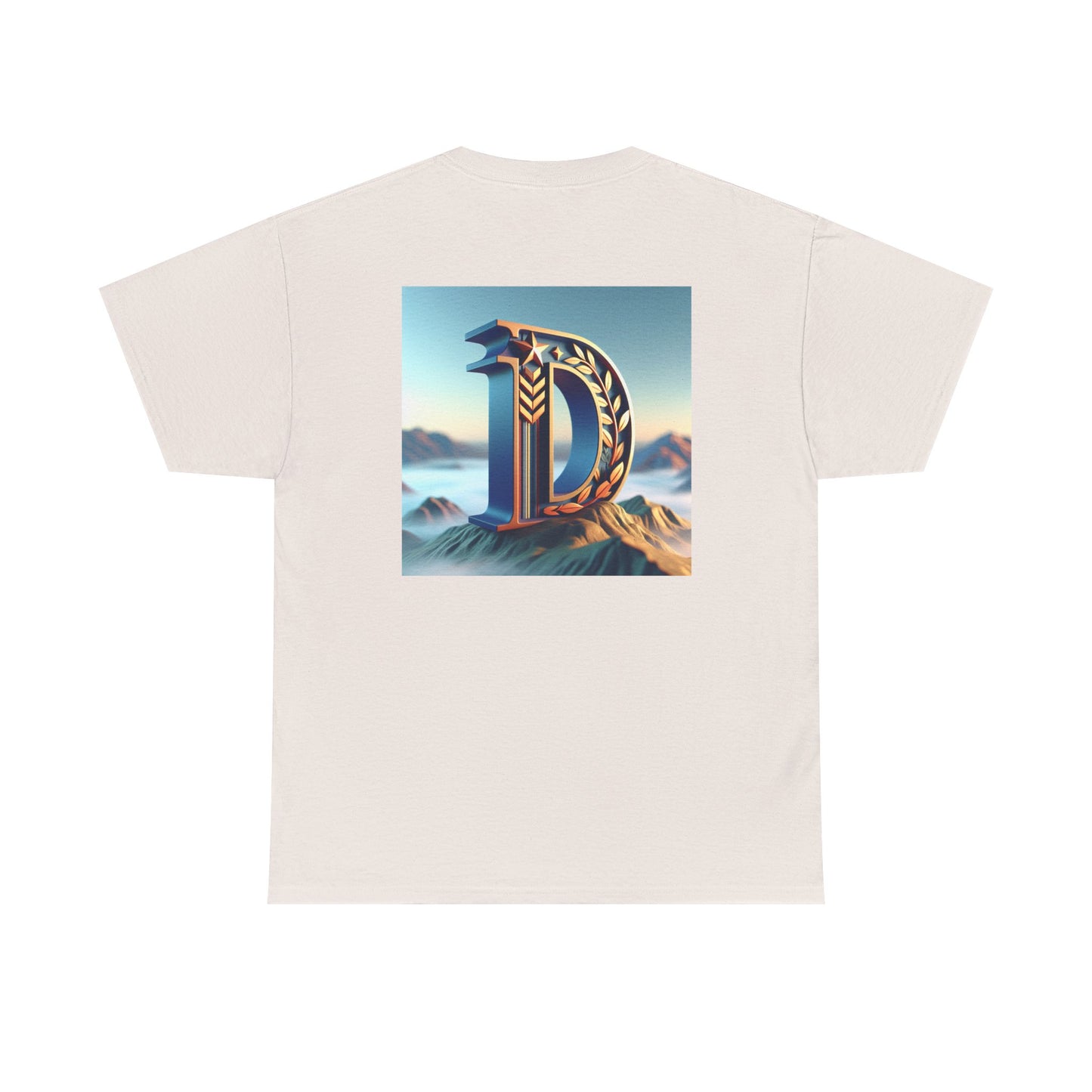 Vintage-Inspired Landscape Graphic Unisex Heavy Cotton Tee