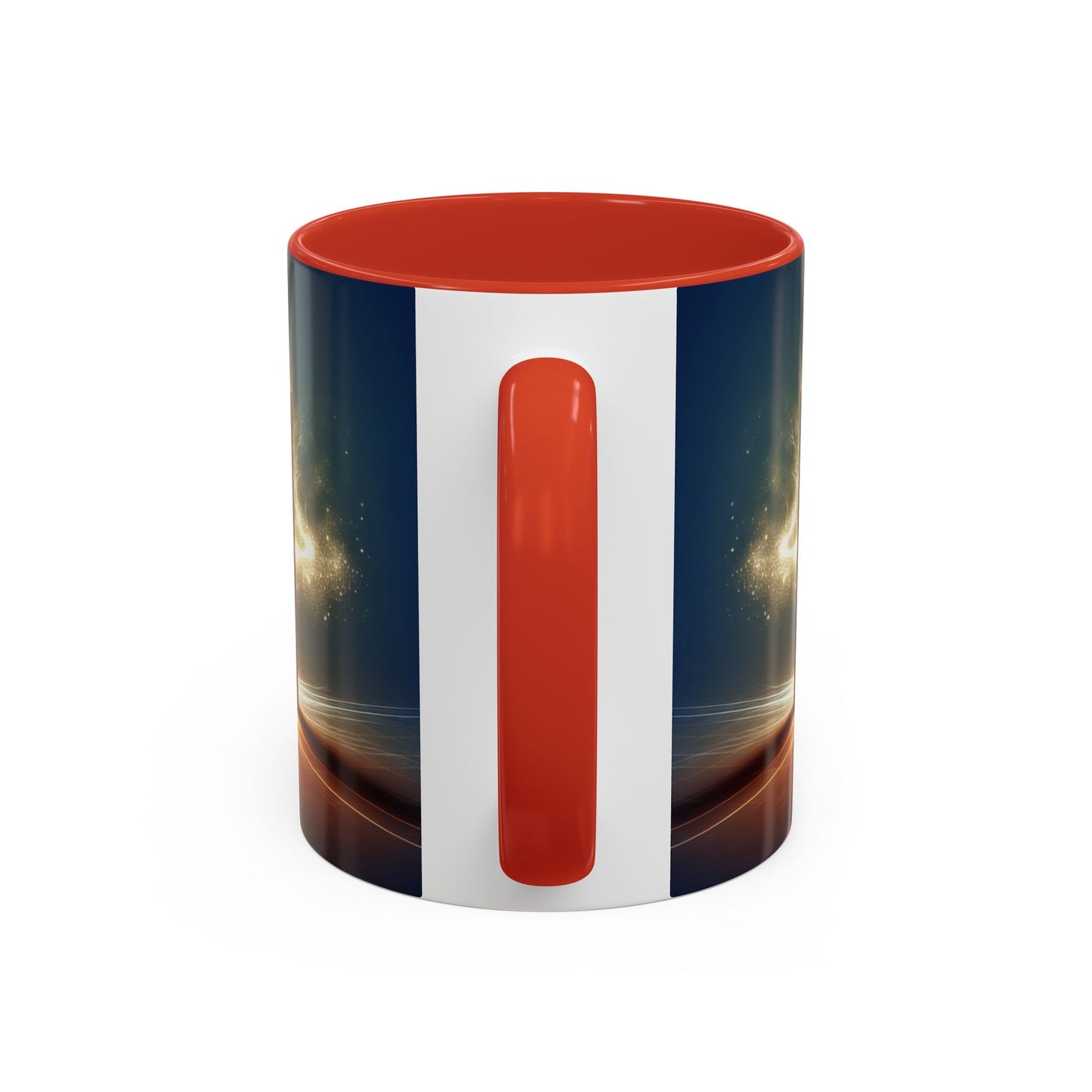 Stunning Accent Coffee Mug with Abstract Letter Design