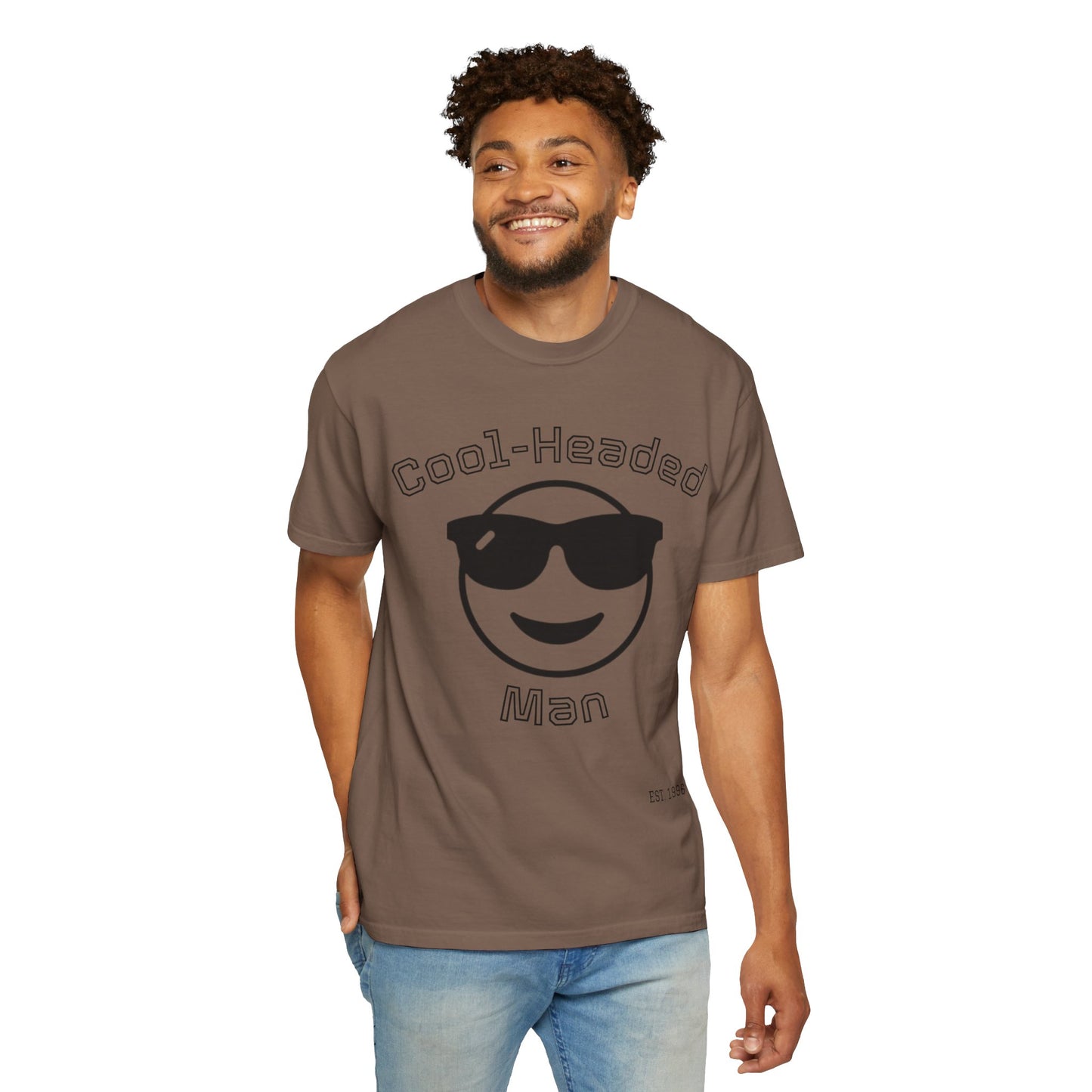 Cool-Headed Unisex T-Shirt, Funny Graphic Tee for Men, Cool Guy Gift, Summer Outfit, Casual Wear, Birthday Presents