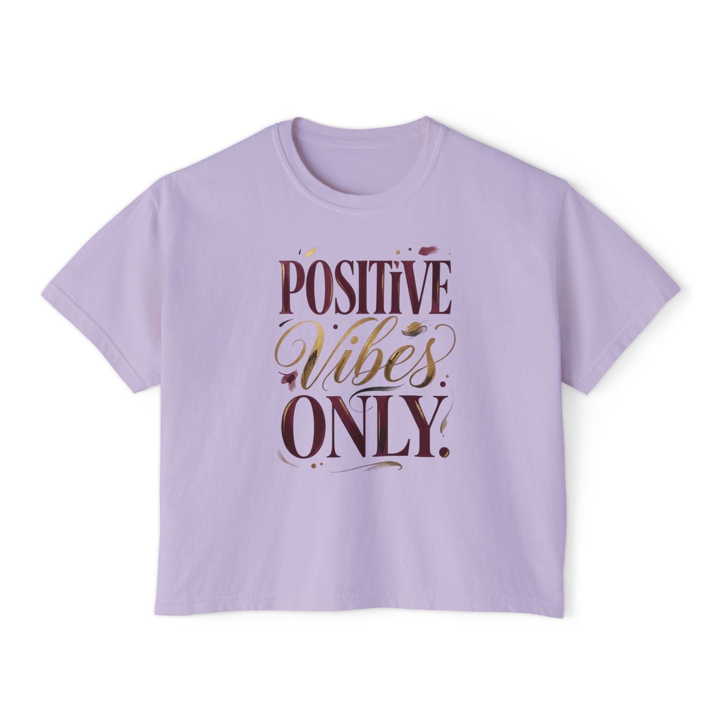 Positive Vibes Only Boxy Tee