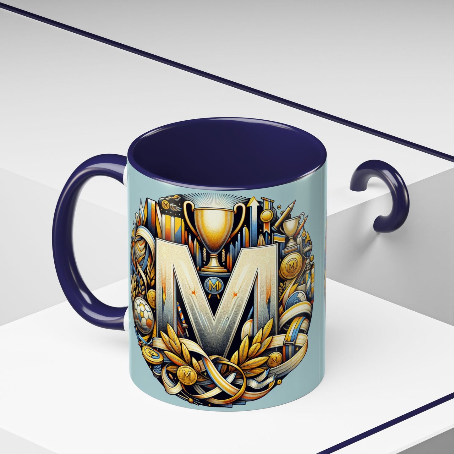 Championship Coffee Mug - Motivational Trophy Design