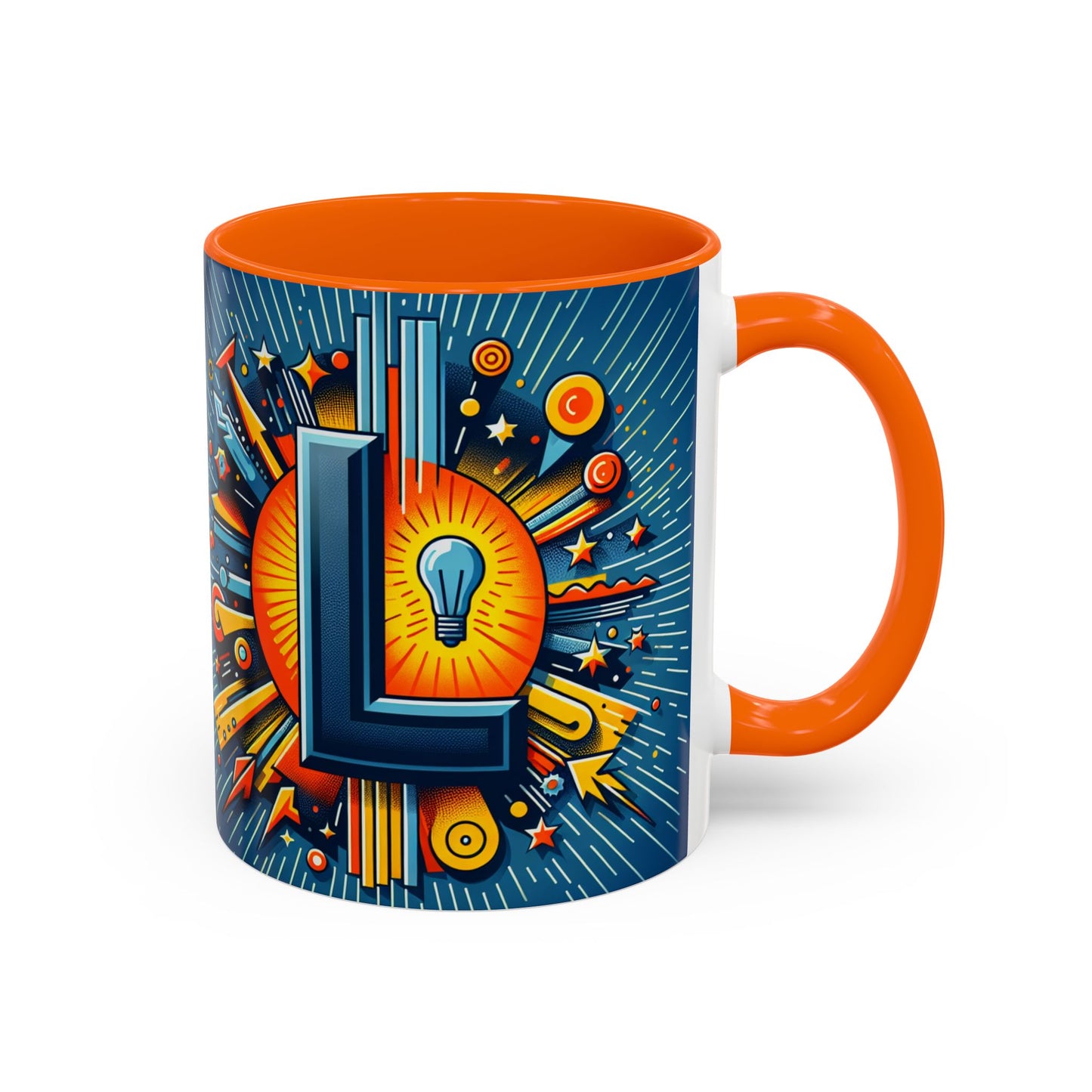 Creative Light Bulb Accent Coffee Mug – Perfect Gift for Innovators