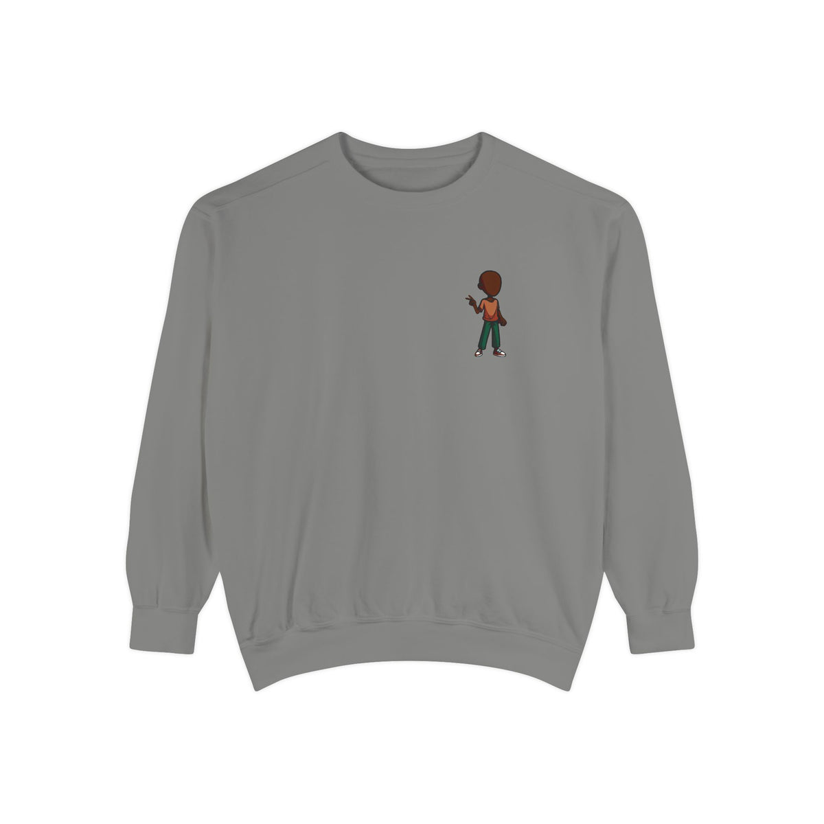 Retro Pixel Boy Graphic Sweatshirt