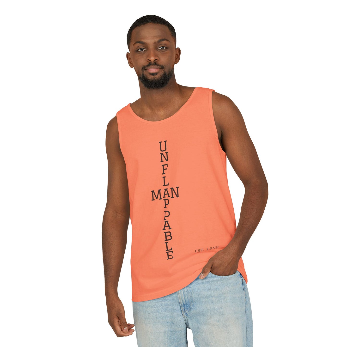 Unisex Inspirational Tank Top - Unflappable, Summer Apparel, Vacation Wear, Casual Gift, Fitness Gear