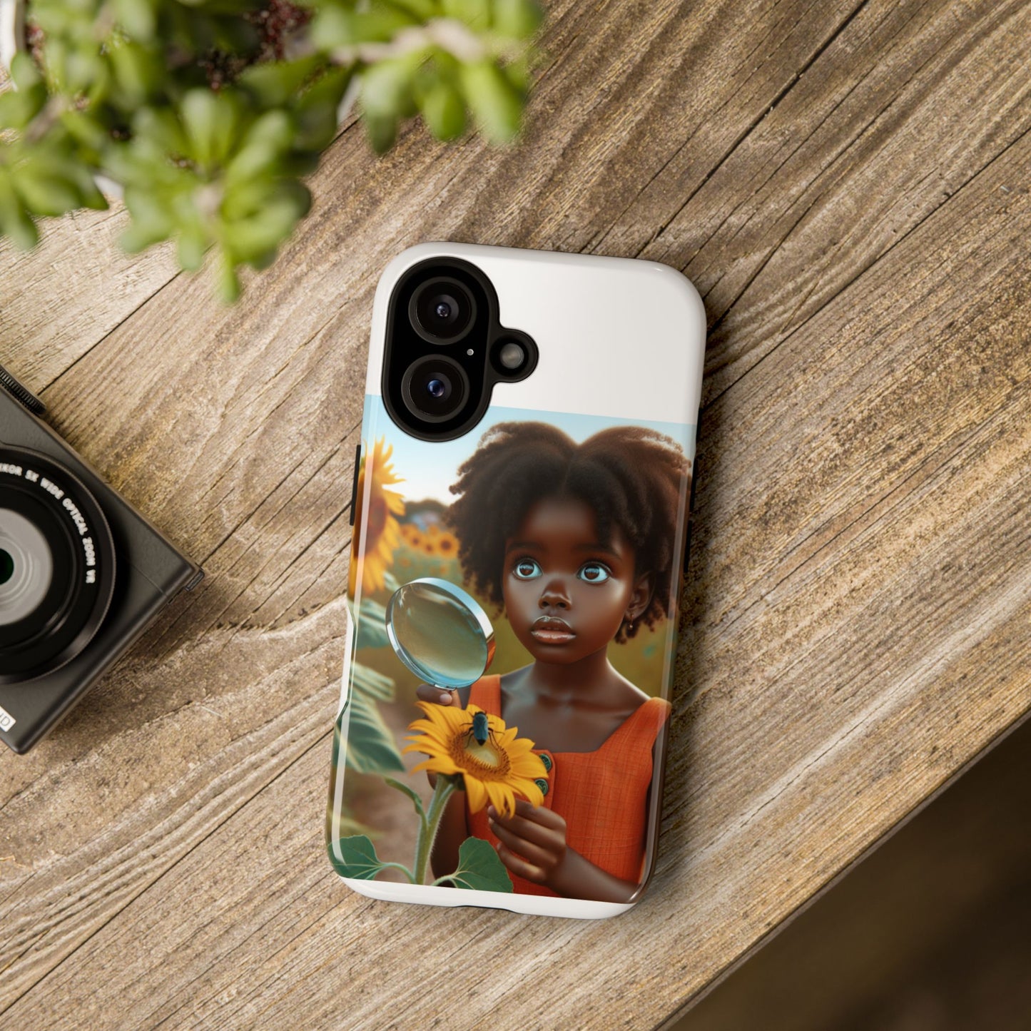 Nature-Inspired Tough Cases with Artful Girl Design