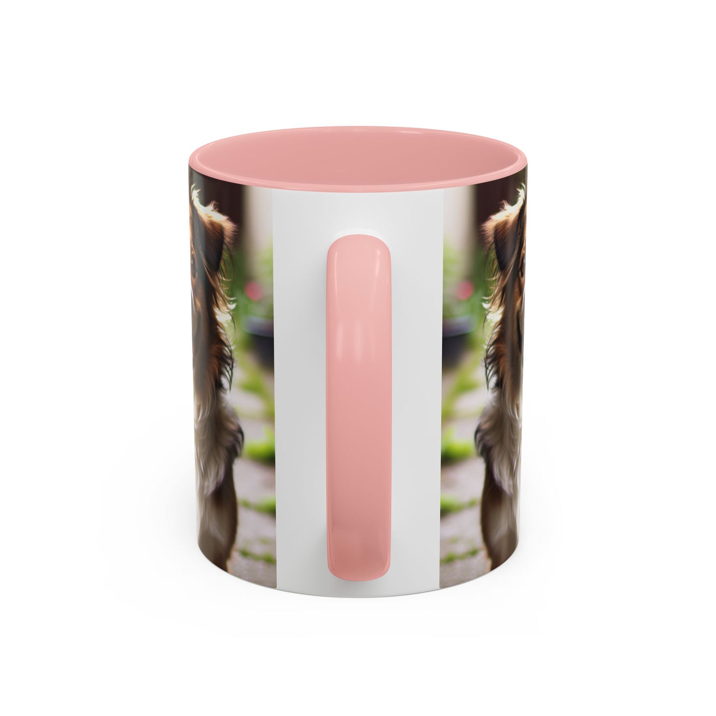 Happy Dog Graphic Accent Coffee Mug | Perfect for Pet Lovers