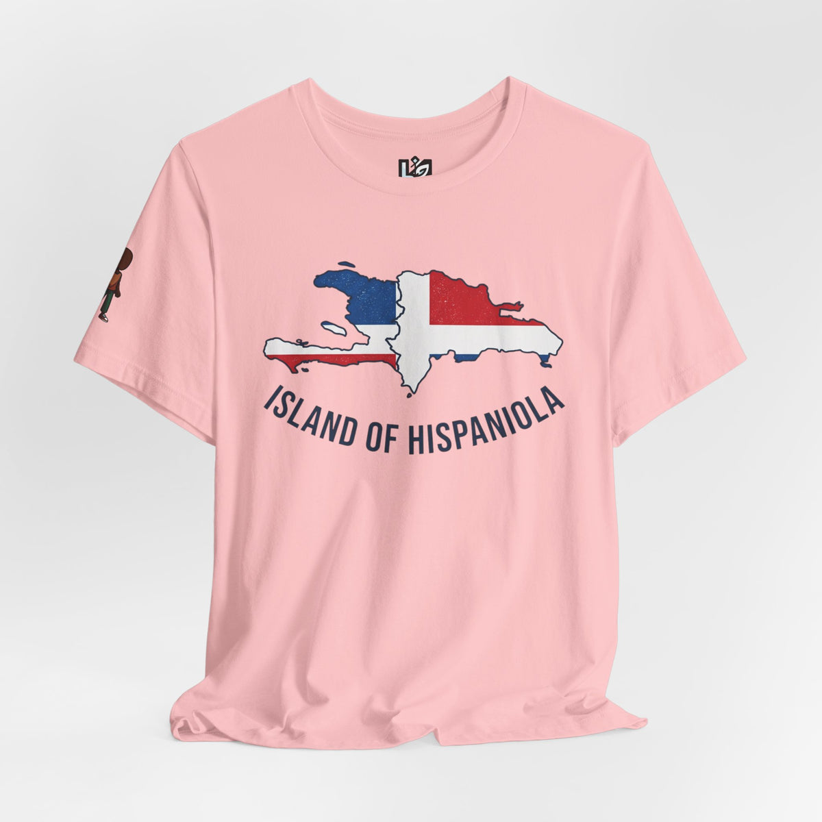 Island of Hispaniola Map T-Shirt