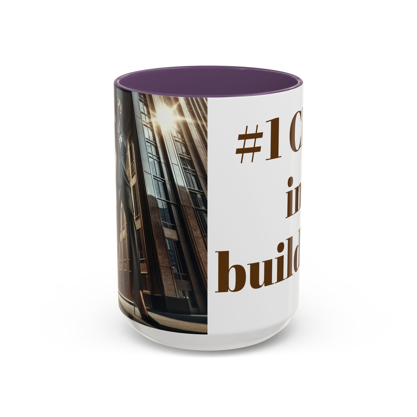 #1 CEO in Building Accent Coffee Mug - 11 & 15oz - Perfect Gift for Business Leaders