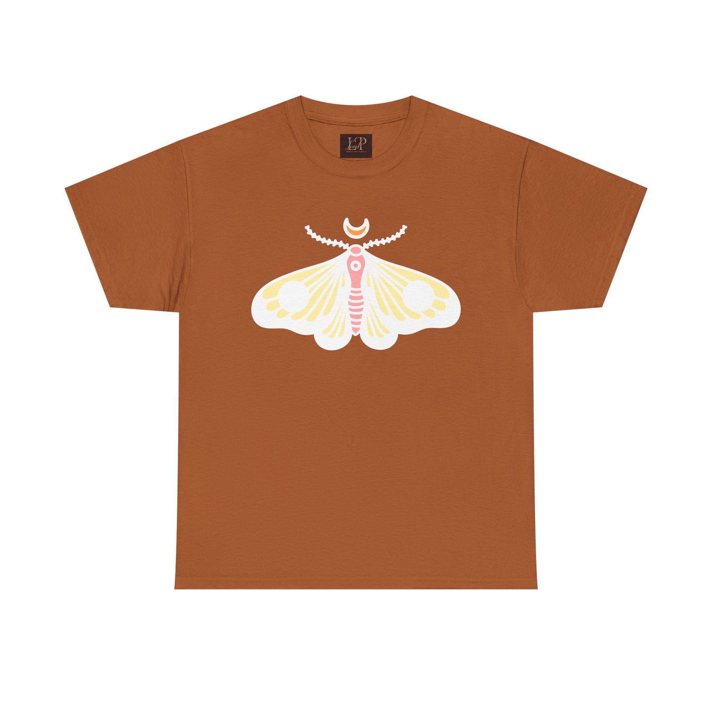 Dreamy Moth Unisex Heavy Cotton Tee - Soft & Stylish