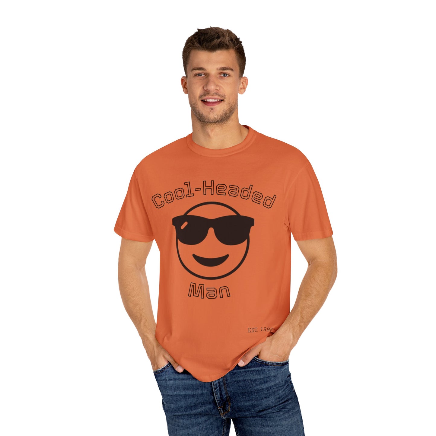 Cool-Headed Unisex T-Shirt, Funny Graphic Tee for Men, Cool Guy Gift, Summer Outfit, Casual Wear, Birthday Presents