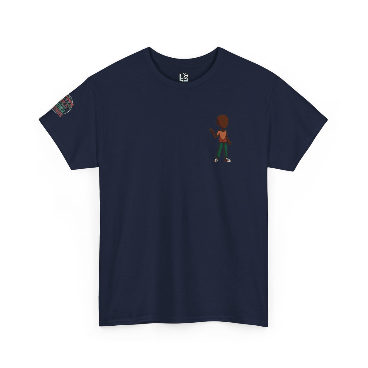 Mini Guitarist Tee — Cute Retro Kid Playing Guitar Graphic T-Shirt