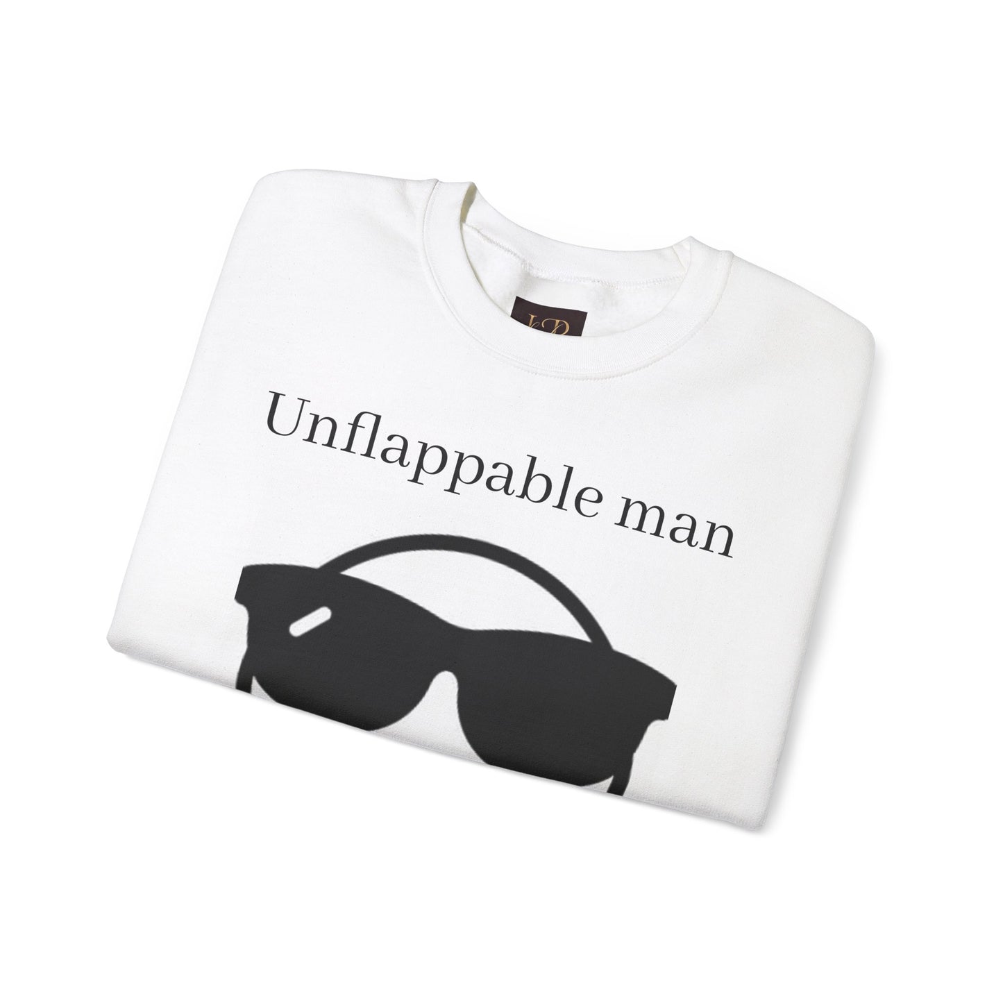 Unflappable Man Crewneck Sweatshirt - Cool & Comfortable Apparel