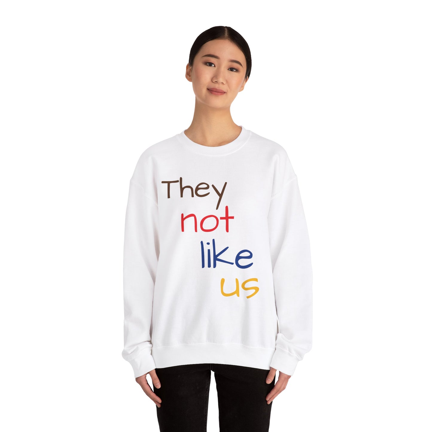 Unisex Crewneck Sweatshirt - ‘They Not Like Us’ Statement Apparel