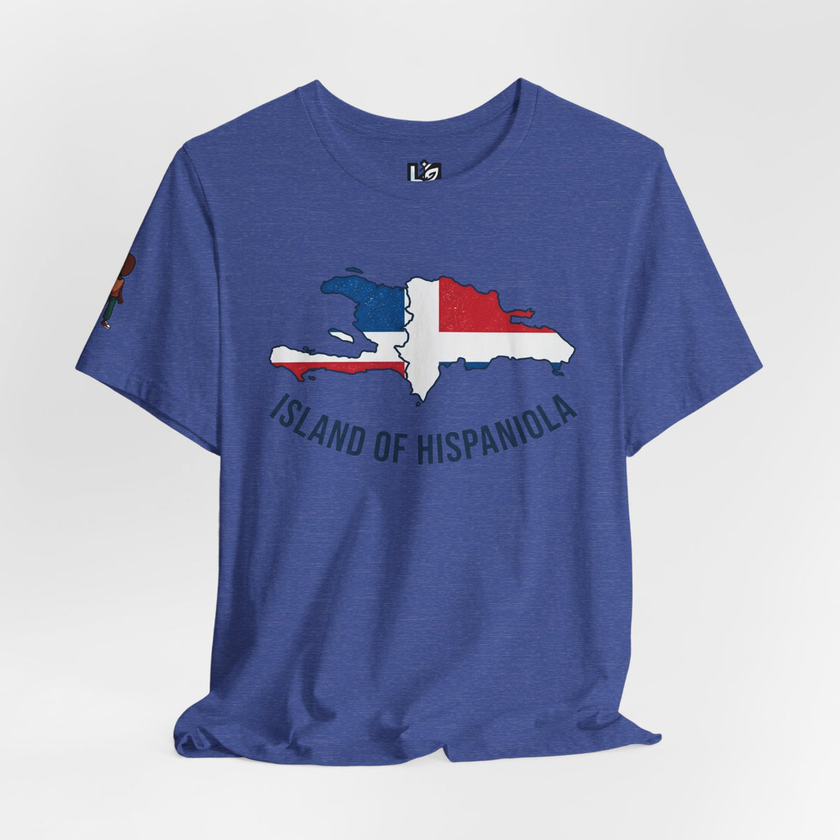 Island of Hispaniola Map T-Shirt