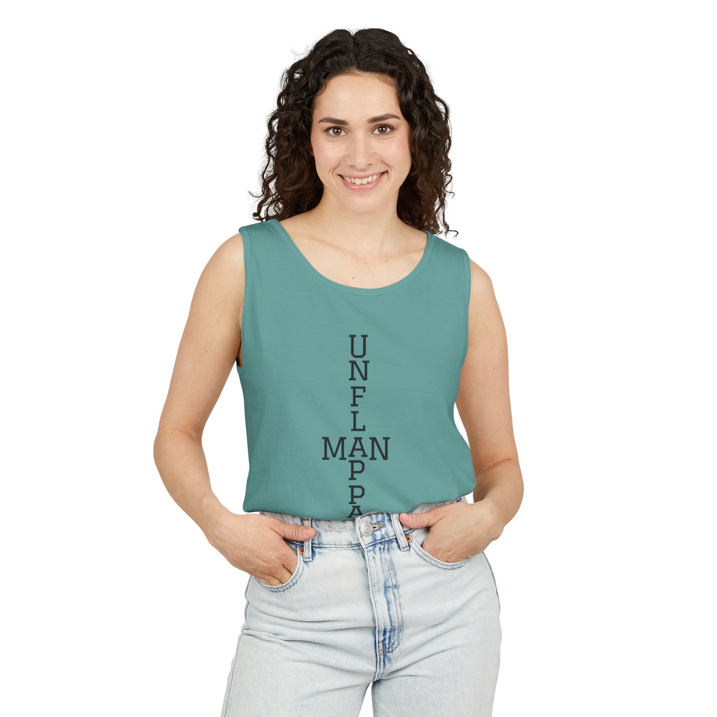 Unisex Inspirational Tank Top - Unflappable, Summer Apparel, Vacation Wear, Casual Gift, Fitness Gear