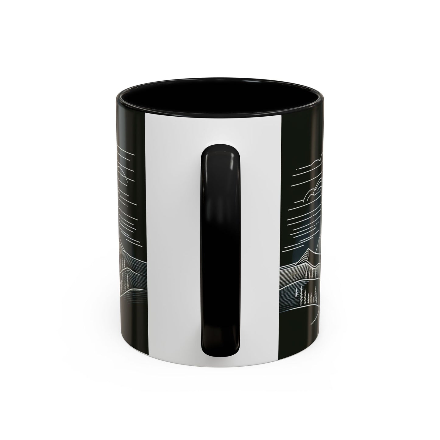 Mountain Landscape Accent Coffee Mug - Nature Inspired 11 & 15oz