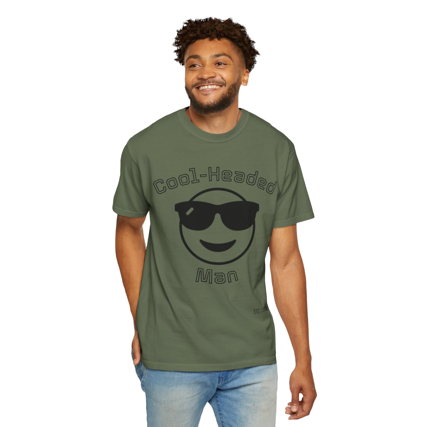 Cool-Headed Unisex T-Shirt, Funny Graphic Tee for Men, Cool Guy Gift, Summer Outfit, Casual Wear, Birthday Presents