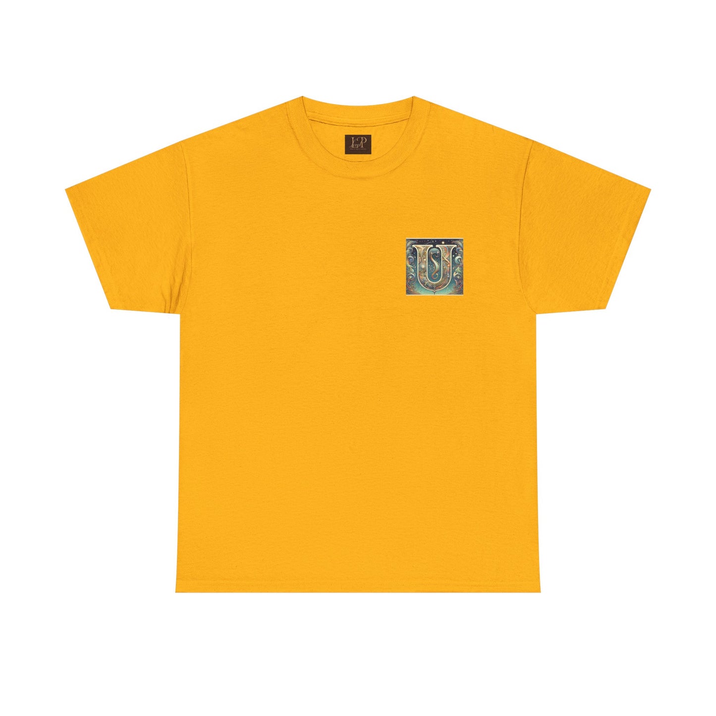 Unisex Heavy Cotton Tee - Stylish 'U' Graphic T-Shirt for Everyday Wear