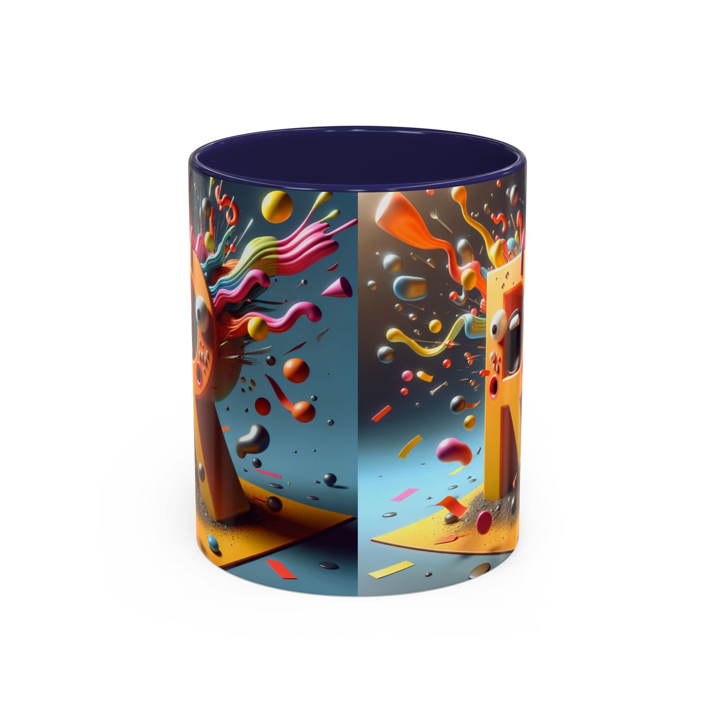 Colorful Artistic Accent Coffee Mug - 11oz & 15oz - Perfect for Creative Souls & Gift Giving