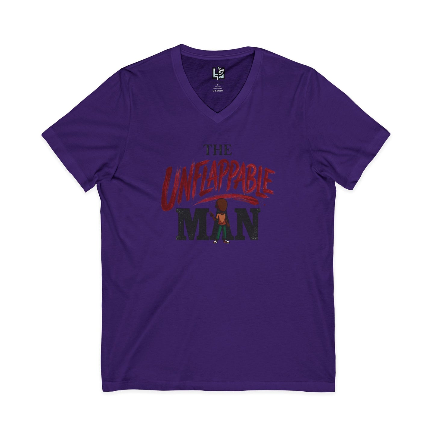 The Unflappable Man V-Neck Tee