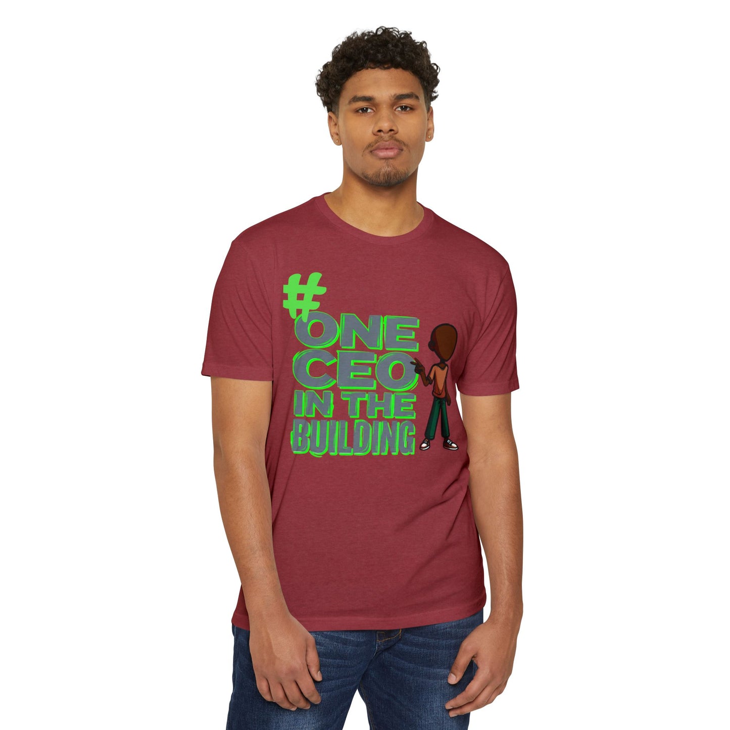 #One CEO In The Building Graphic T-Shirt — Kid/Youth Entrepreneur Tee