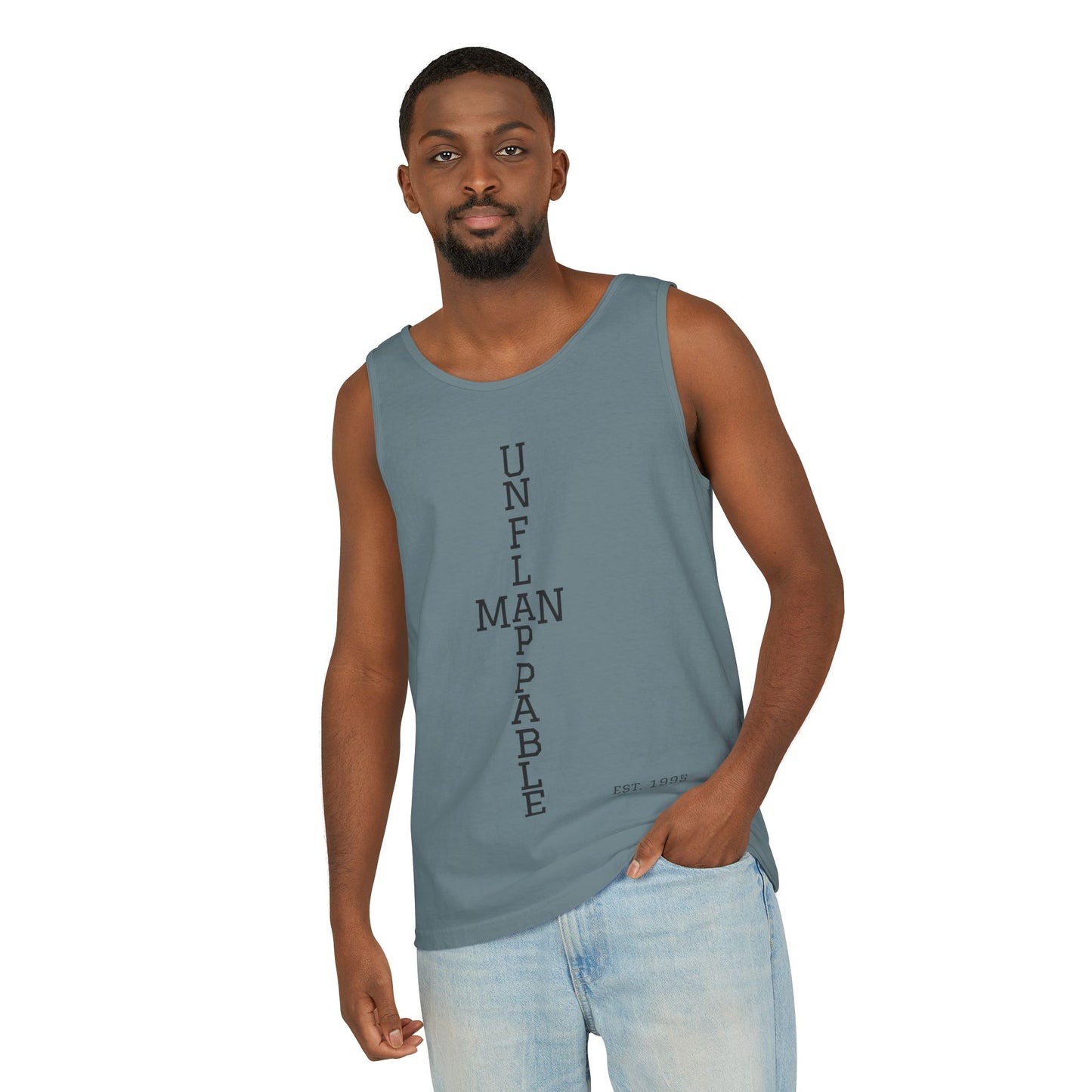 Unisex Inspirational Tank Top - Unflappable, Summer Apparel, Vacation Wear, Casual Gift, Fitness Gear