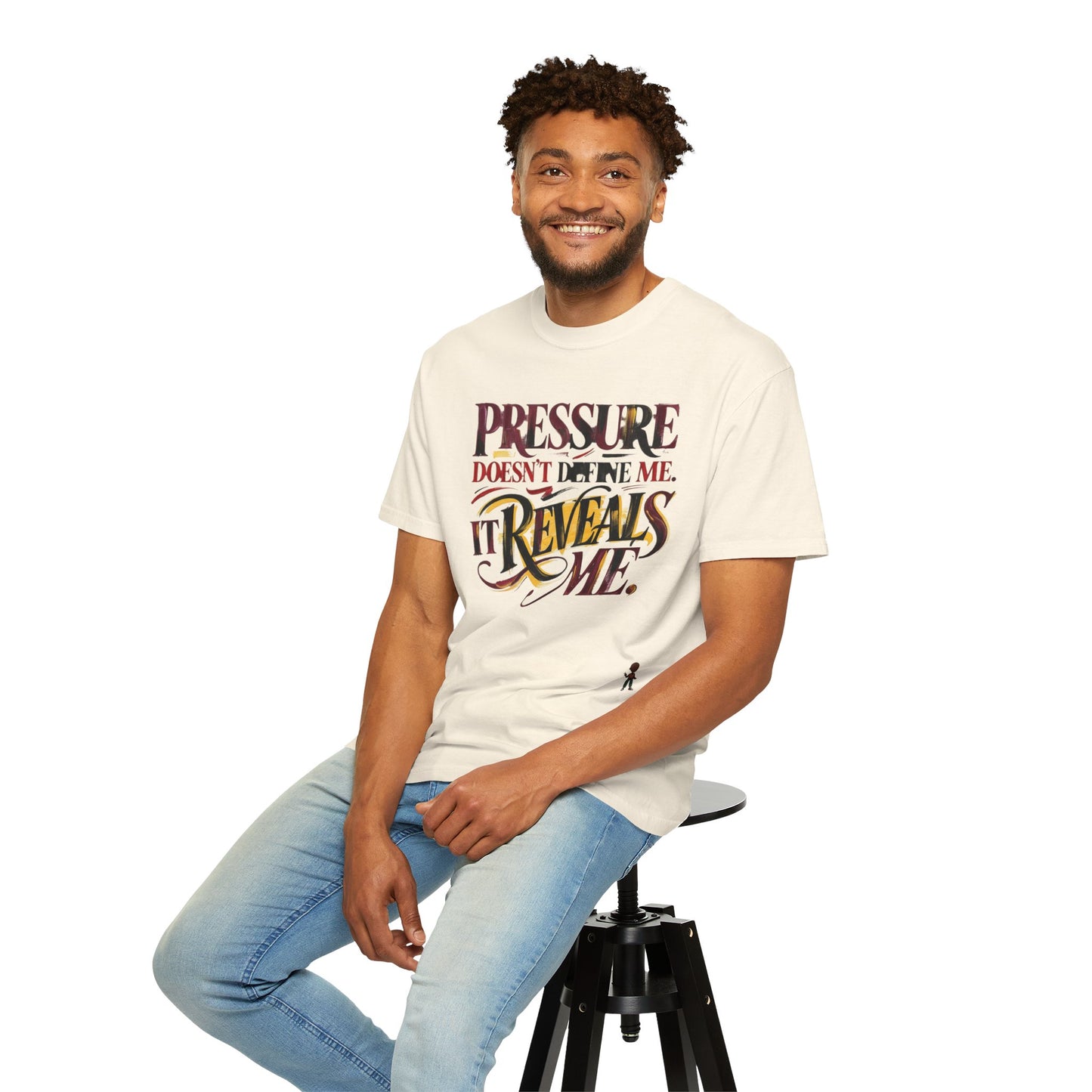 Pressure Reveals Me T-Shirt — Motivational Graphic Tee