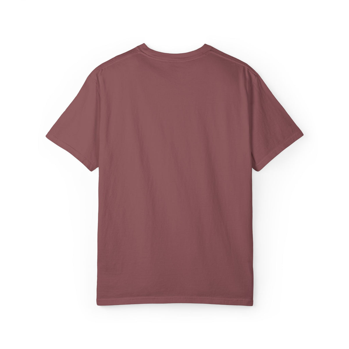 T-Shirt — Tiny Red-Haired Skateboarder Chest Graphic, Minimal Streetwear Tee