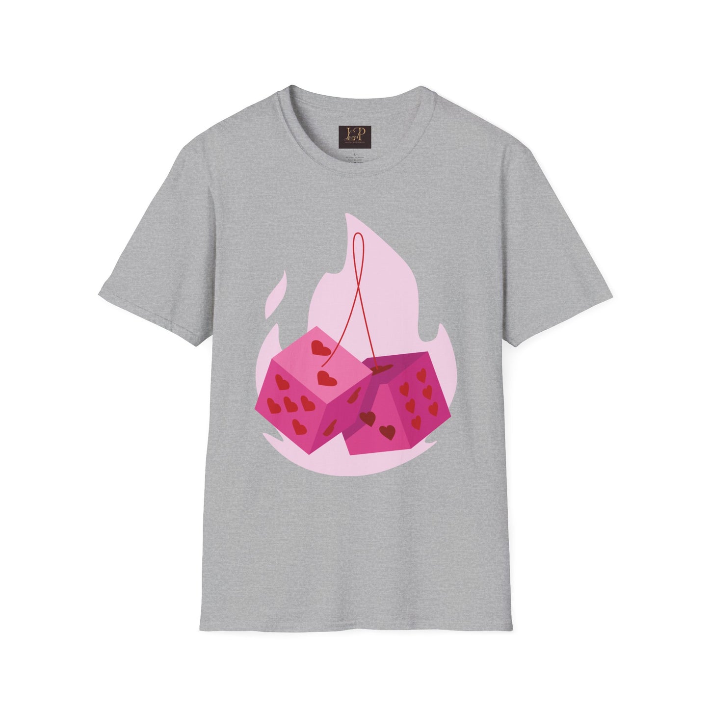 Cute Heart Design Unisex Softstyle T-Shirt - Perfect for Valentine’s Day or Casual Wear