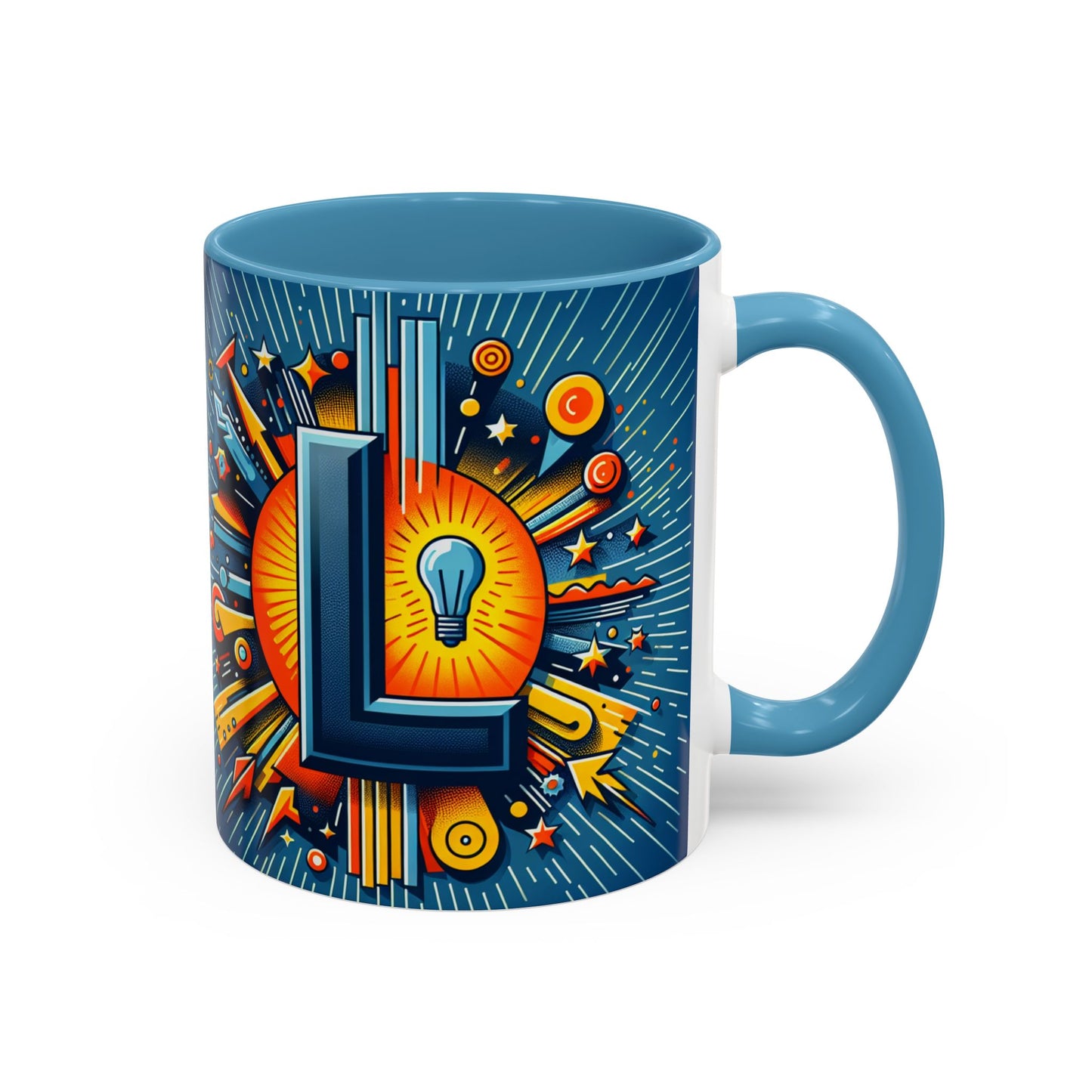 Creative Light Bulb Accent Coffee Mug – Perfect Gift for Innovators