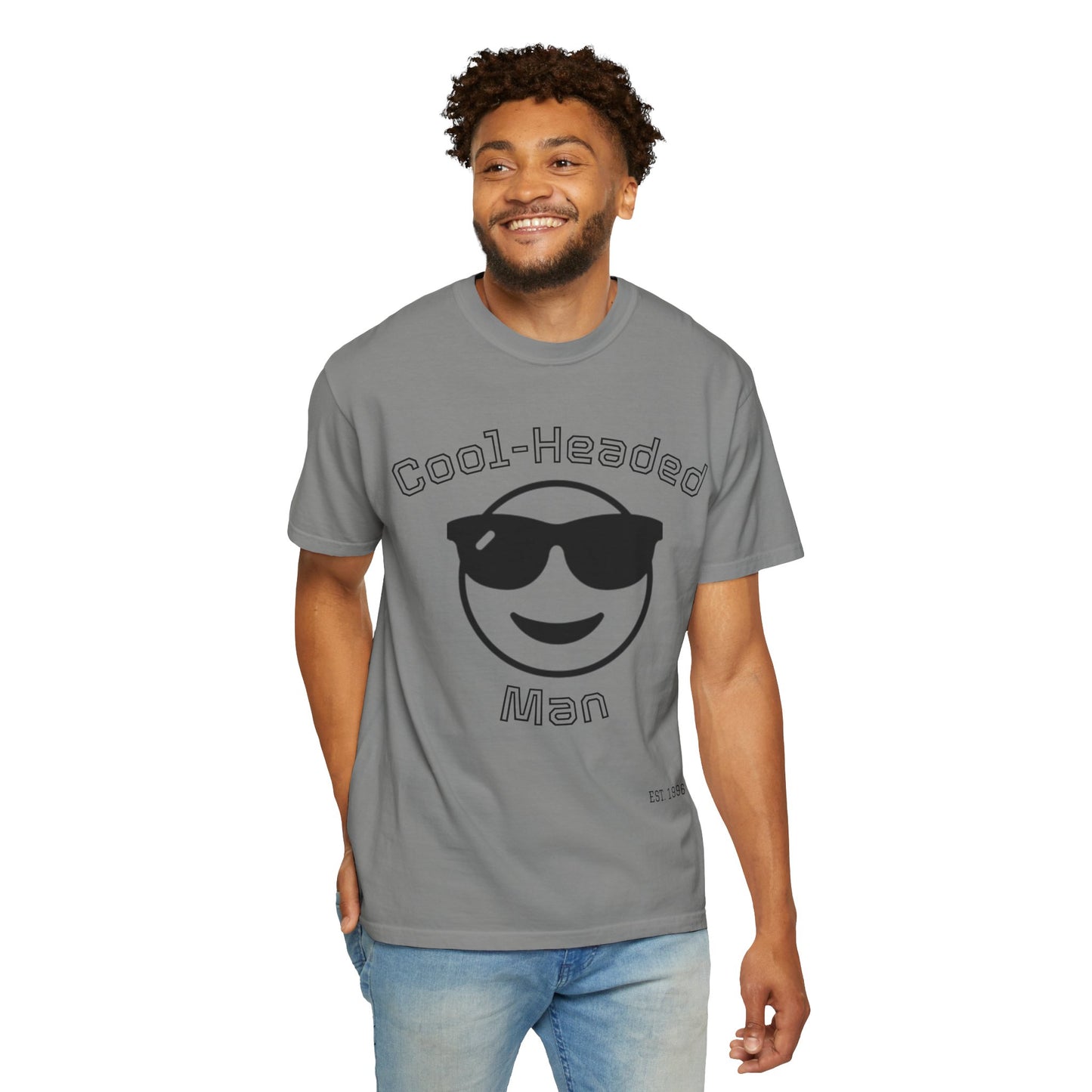 Cool-Headed Unisex T-Shirt, Funny Graphic Tee for Men, Cool Guy Gift, Summer Outfit, Casual Wear, Birthday Presents