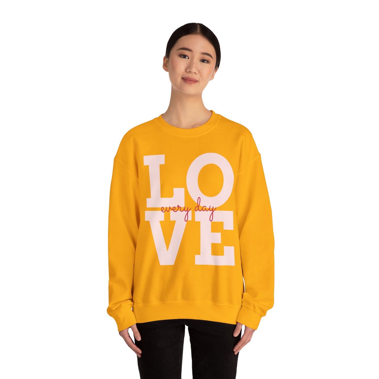 Love Every Day Unisex Crewneck Sweatshirt