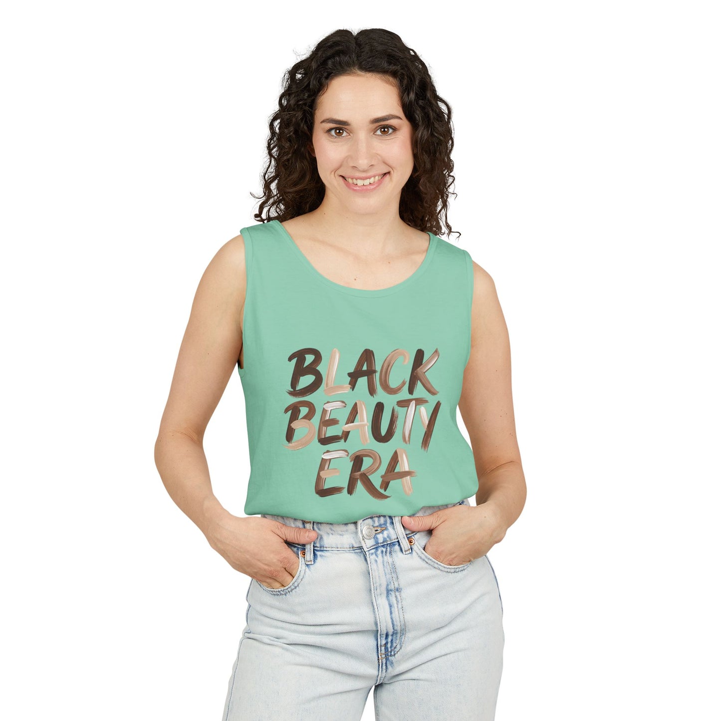 Black Beauty Era Tank Top — Empowerment Graphic Summer Tank