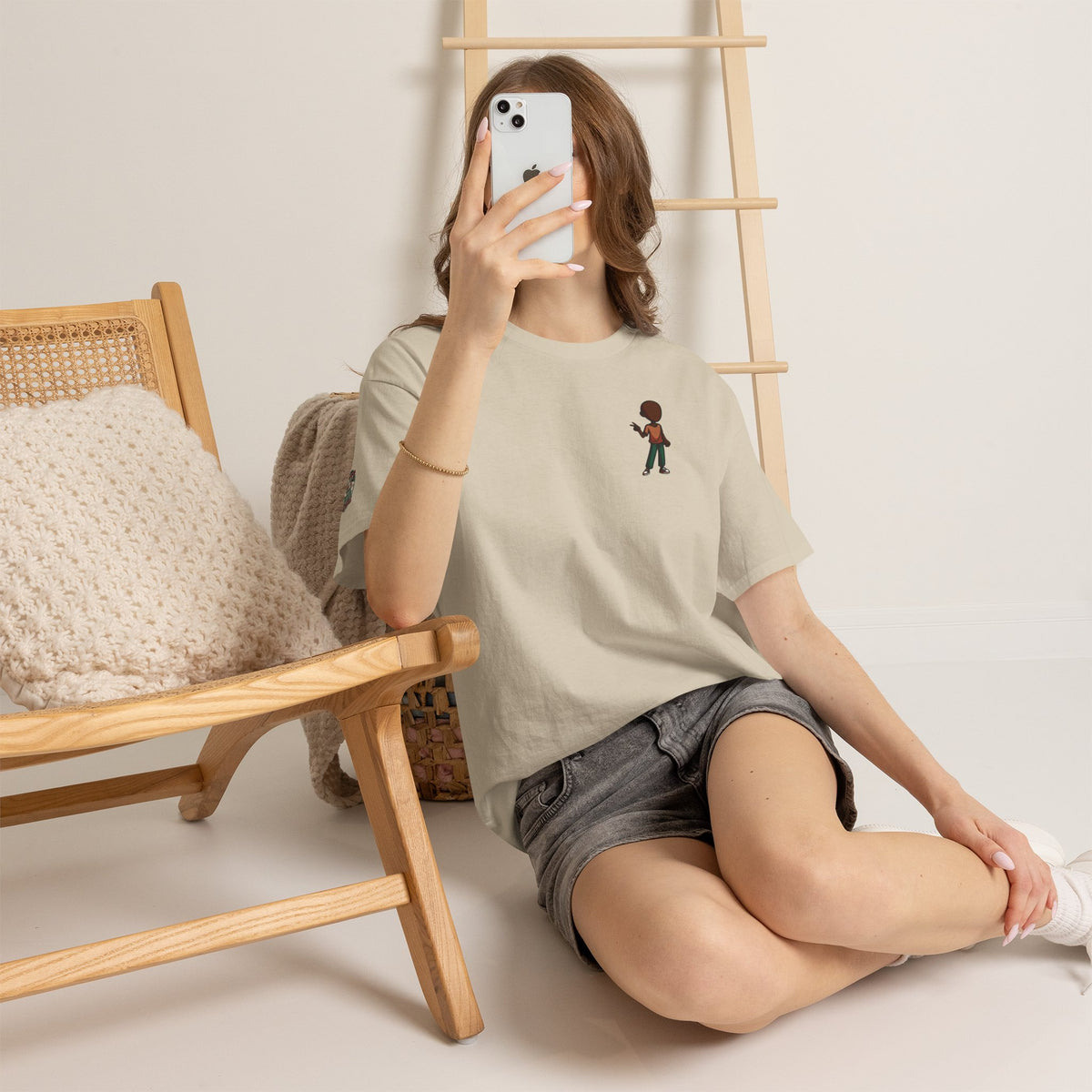 Mini Guitarist Tee — Cute Retro Kid Playing Guitar Graphic T-Shirt