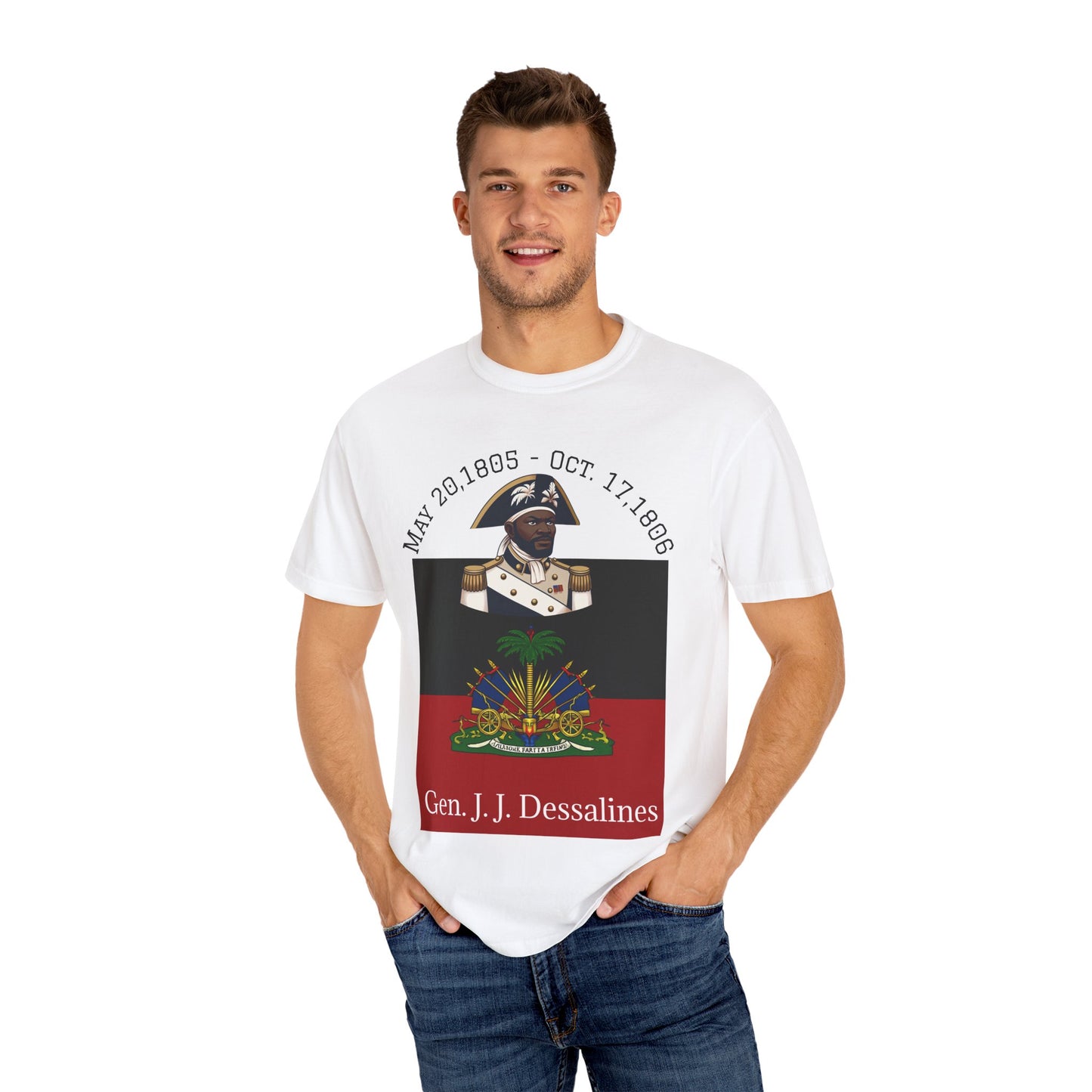 Gen. J.J. Dessalines T-Shirt, Historical Figure Tee, Haitian Revolution Apparel, Unisex Cotton Tee, Gift for History Buffs, Casual [...]