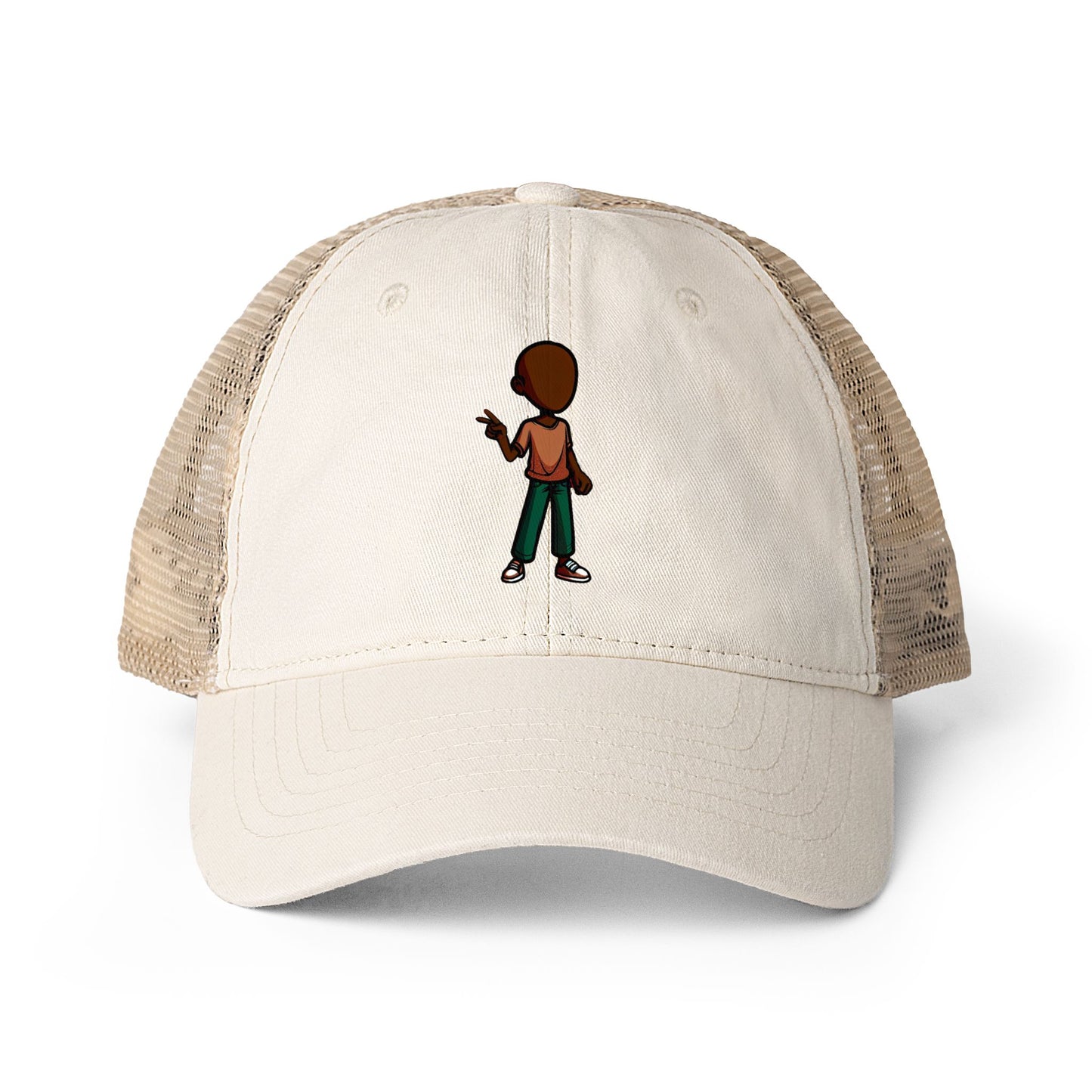 Women's Washed Mesh-Back Cap
