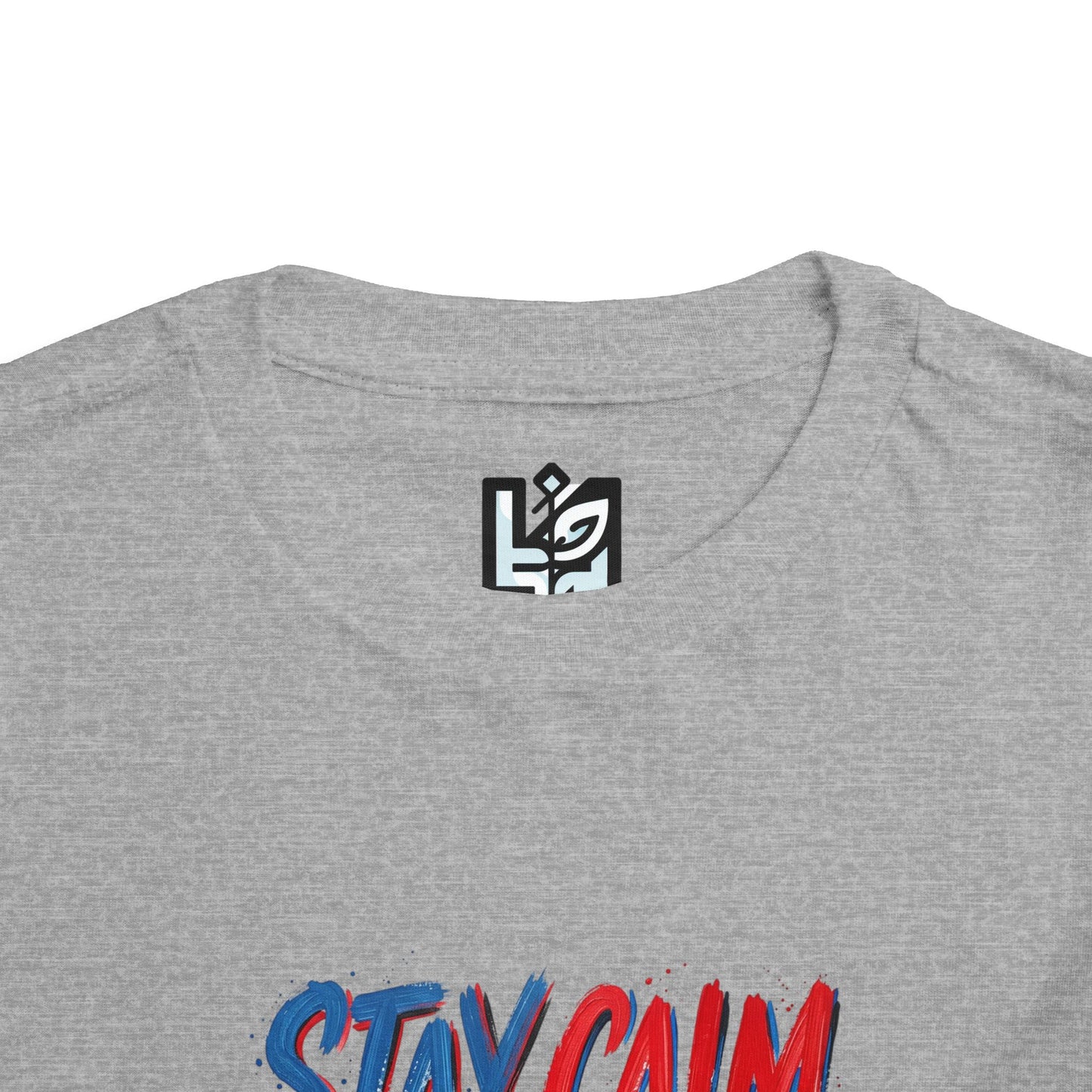 Toddler Tee — "Stay Calm, Stay Powerful" Graphic