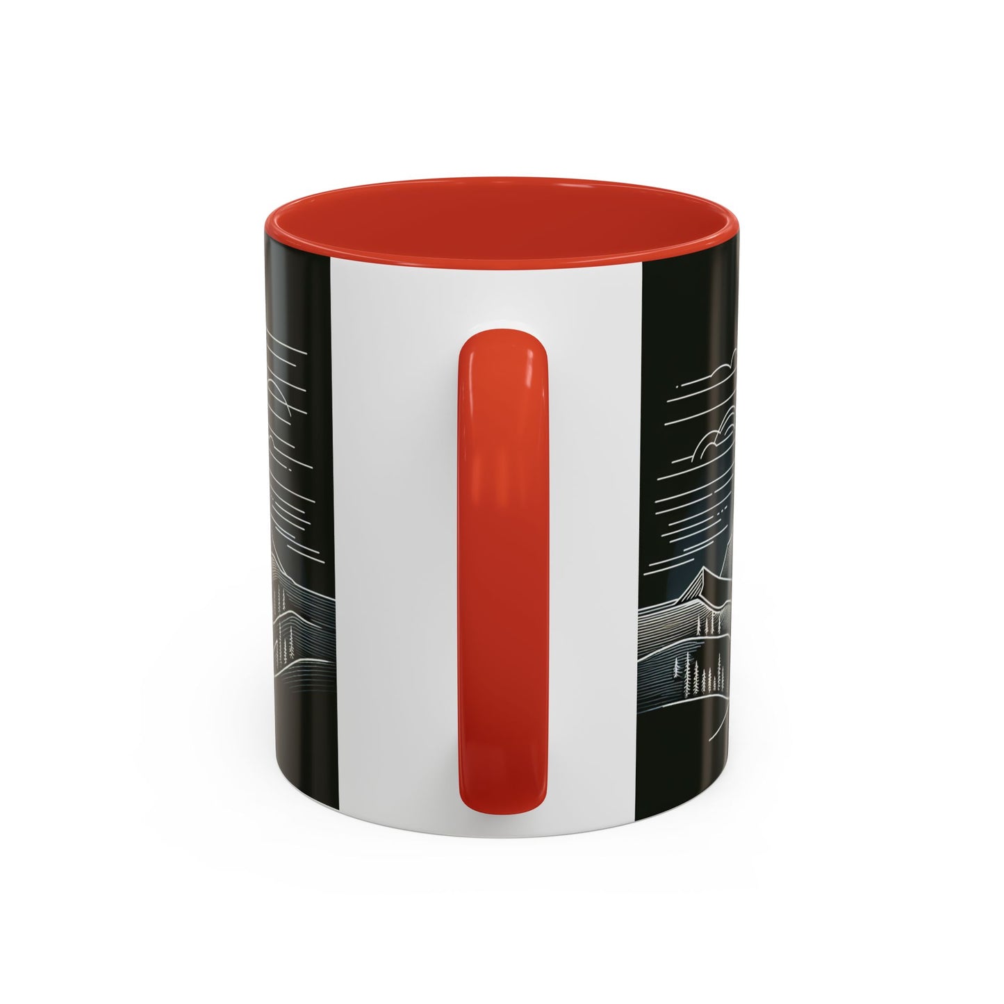 Mountain Landscape Accent Coffee Mug - Nature Inspired 11 & 15oz